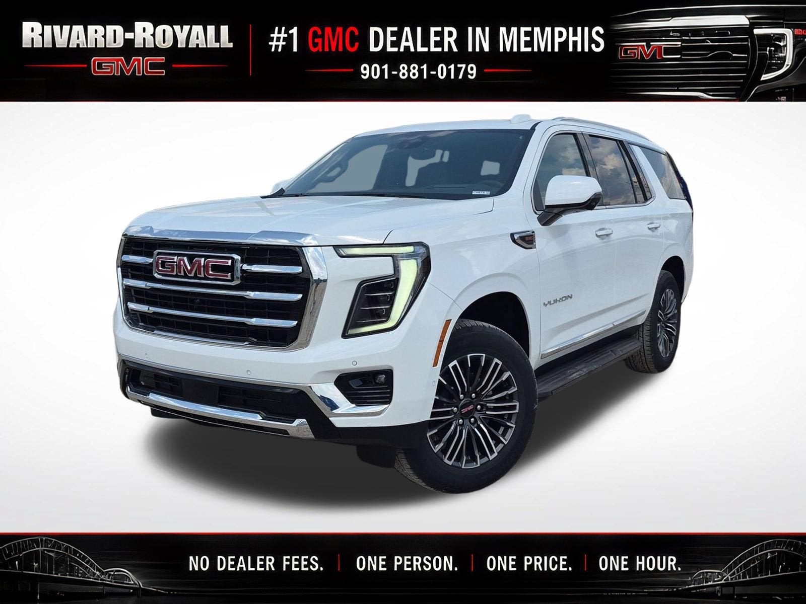 Summit White 2026 GMC Yukon SUV / Crossover Four-Wheel Drive Automatic