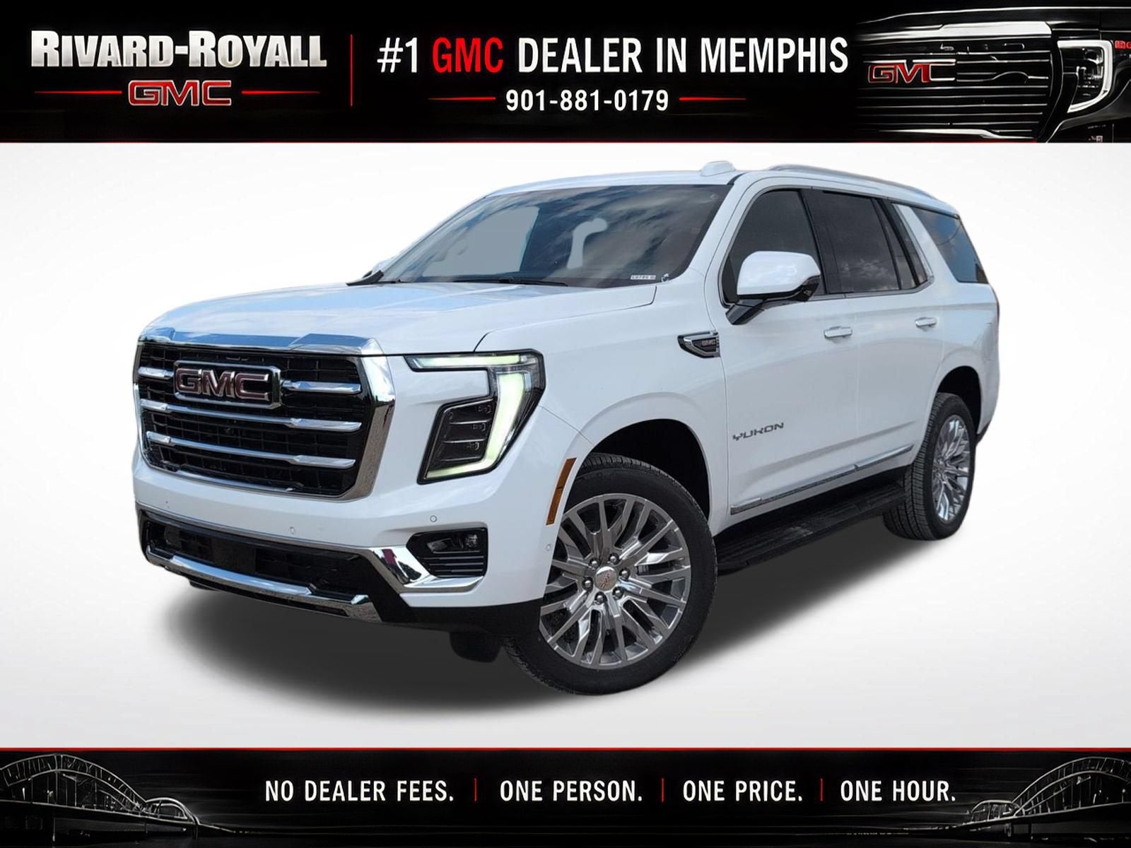 Summit White 2026 GMC Yukon SUV / Crossover Four-Wheel Drive Automatic