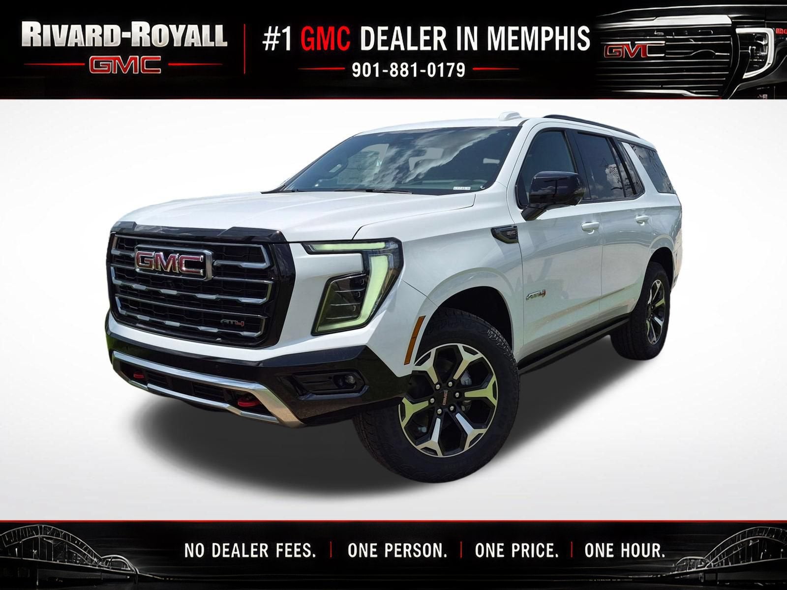 Summit White 2026 GMC Yukon SUV / Crossover Four-Wheel Drive Automatic