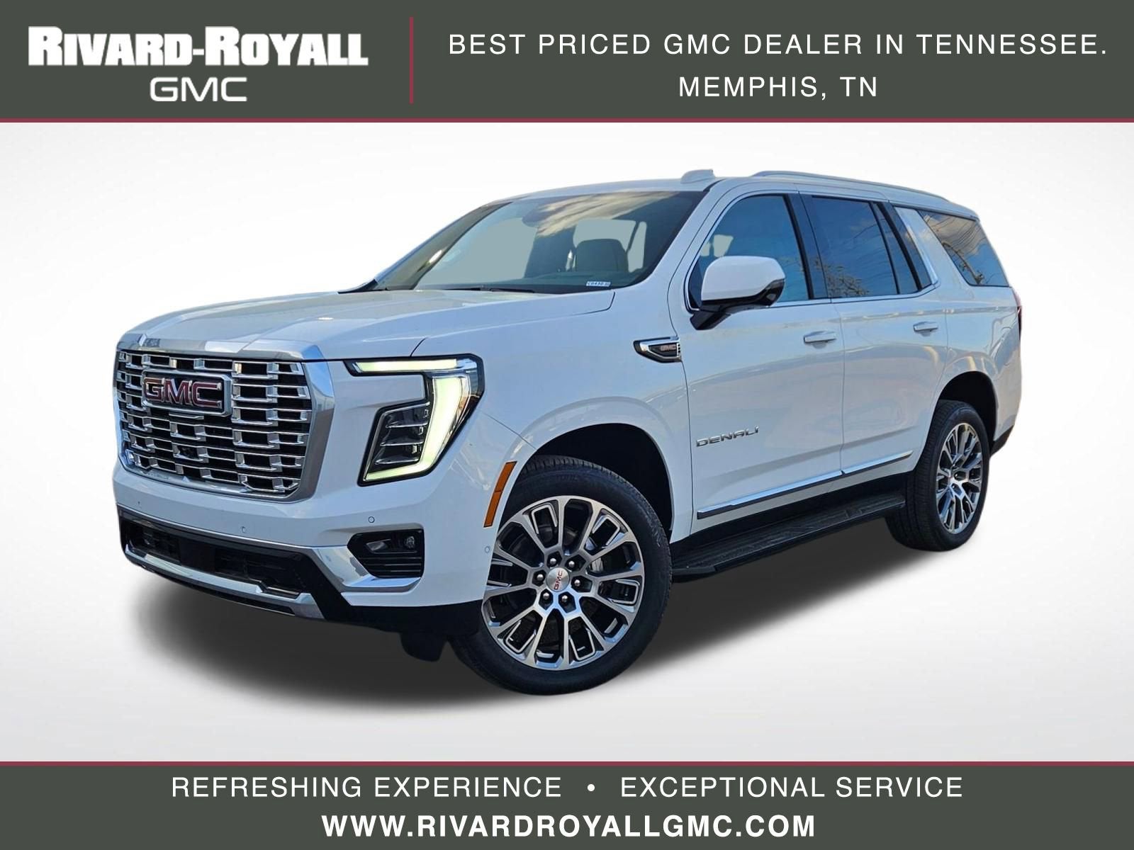 Summit White 2026 GMC Yukon Denali 4WD SUV / Crossover Four-Wheel Drive Automatic