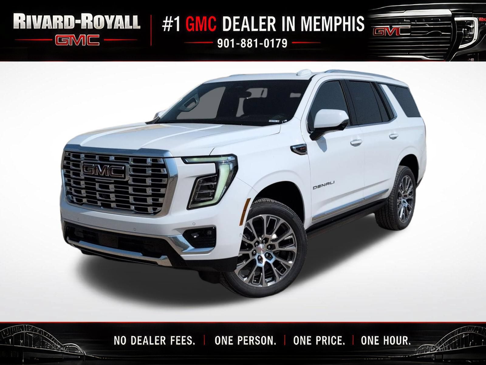 Summit White 2026 GMC Yukon SUV / Crossover Four-Wheel Drive Automatic