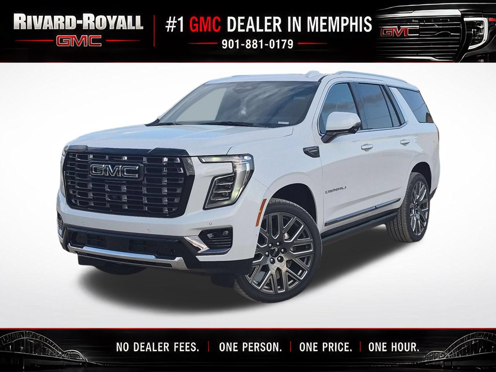 Glacier White Tricoat 2027 GMC Yukon SUV / Crossover Four-Wheel Drive Automatic