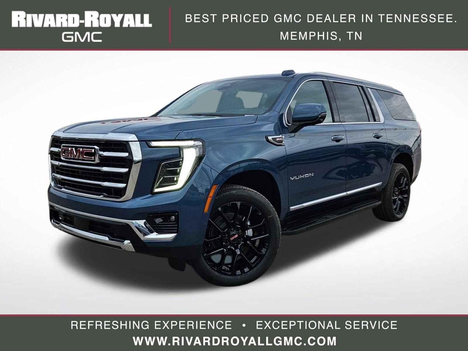 Downpour Metallic 2026 GMC Yukon XL Elevation 4WD SUV / Crossover Four-Wheel Drive Automatic