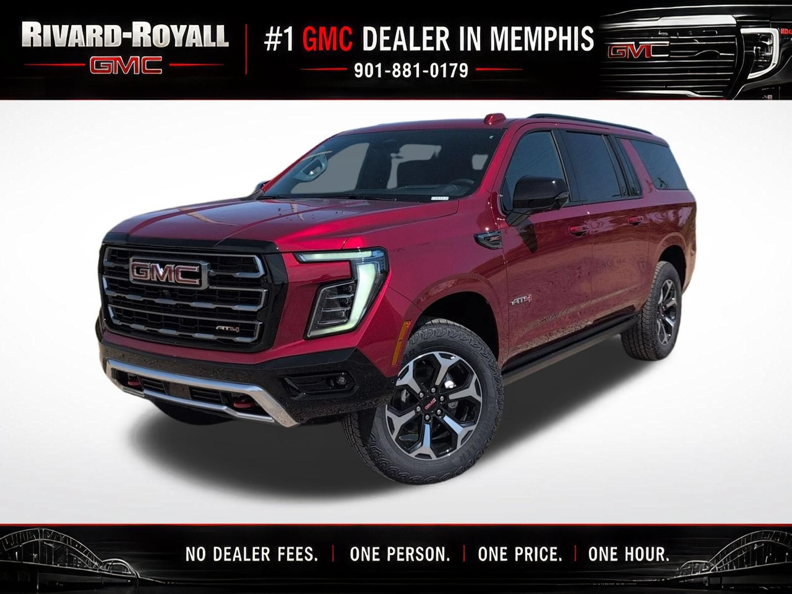 Volcanic Red Tintcoat 2026 GMC Yukon XL SUV / Crossover Four-Wheel Drive Automatic