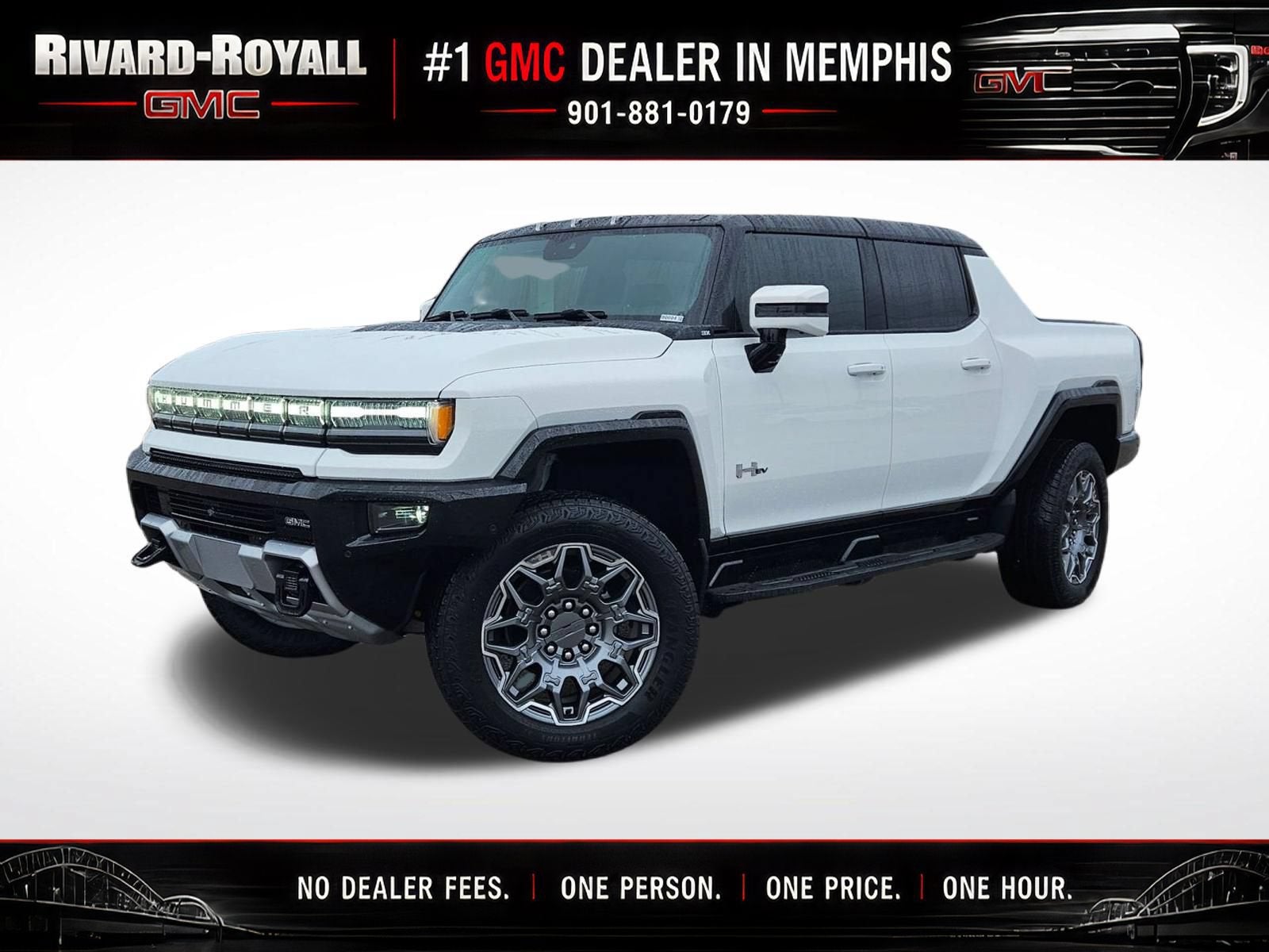 Interstellar White 2025 GMC Hummer EV Pickup Pickup Truck All-Wheel Drive Automatic
