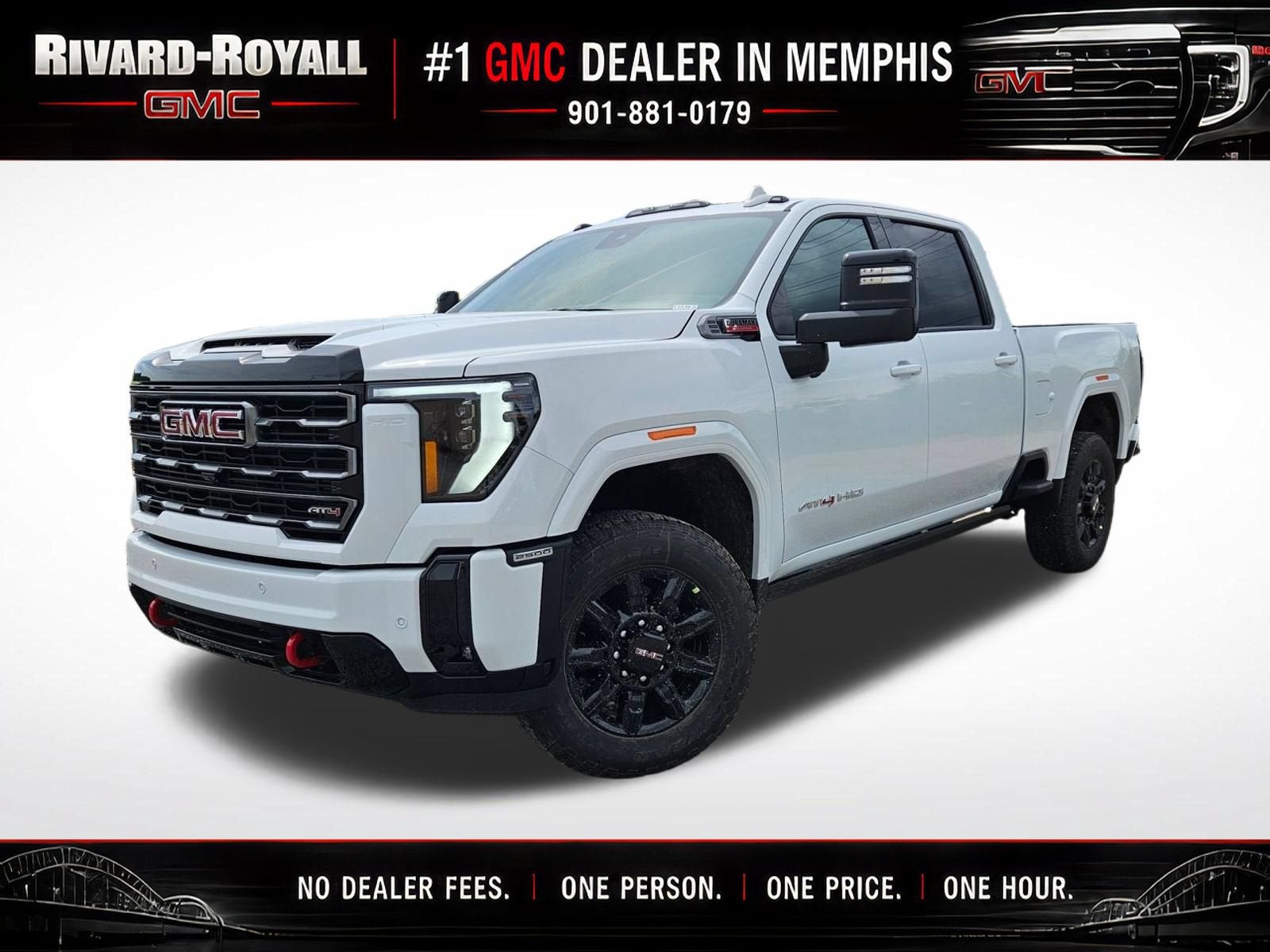 Summit White 2026 GMC Sierra 2500HD Pickup Truck Four-Wheel Drive Automatic