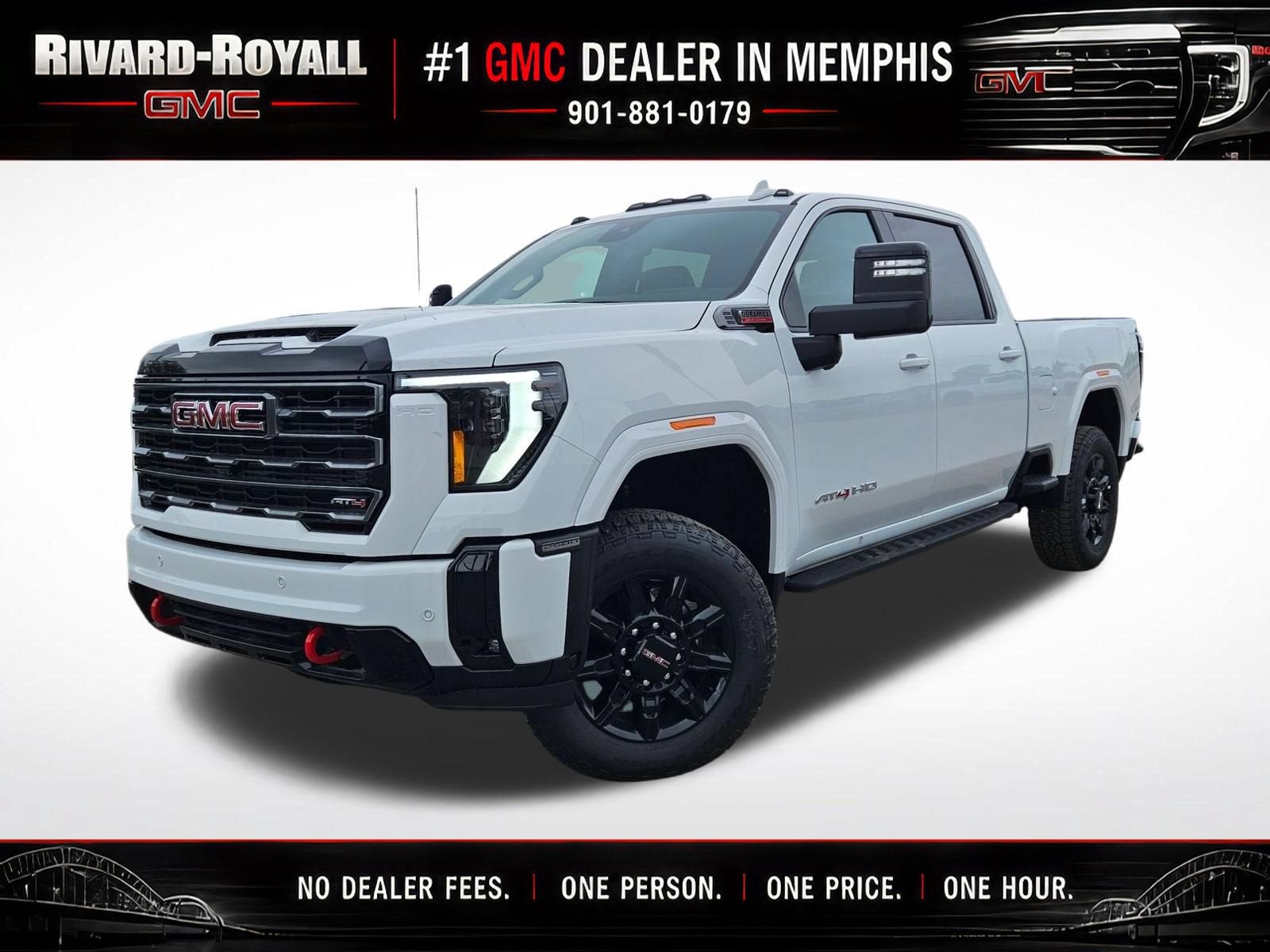 Summit White 2026 GMC Sierra 2500HD Pickup Truck Four-Wheel Drive Automatic
