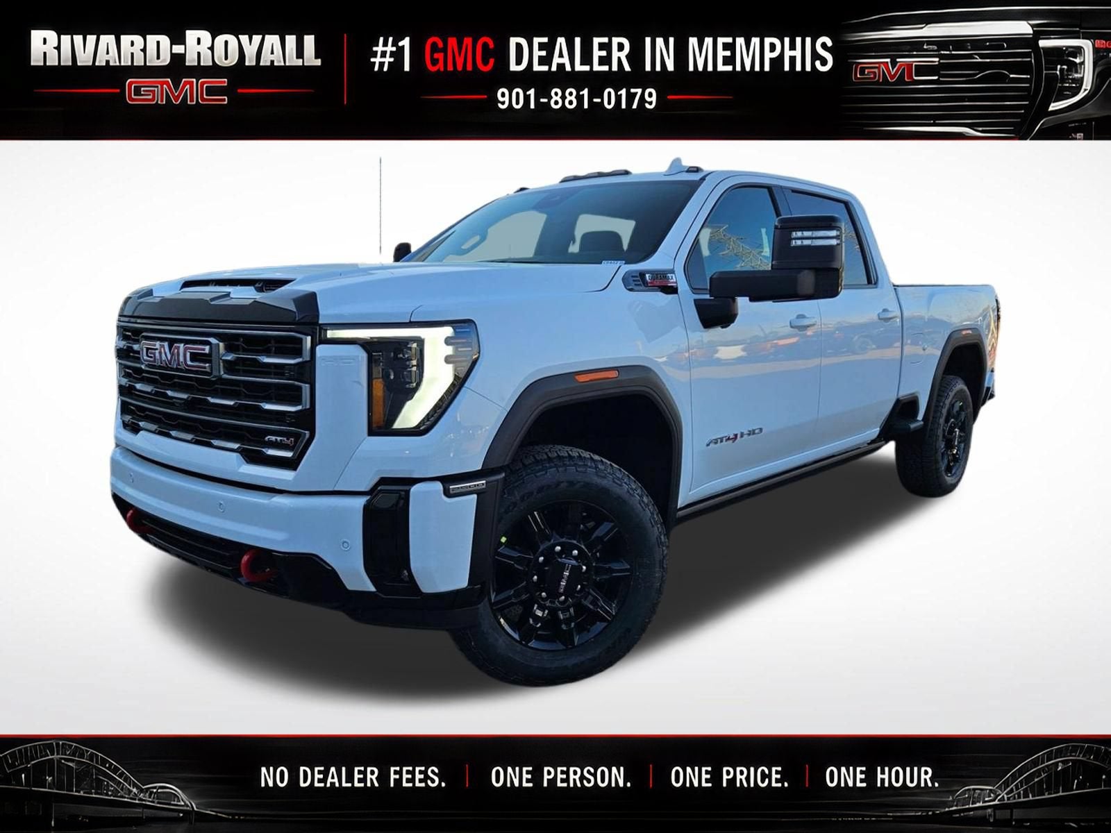 Summit White 2026 GMC Sierra 2500HD Pickup Truck Four-Wheel Drive Automatic