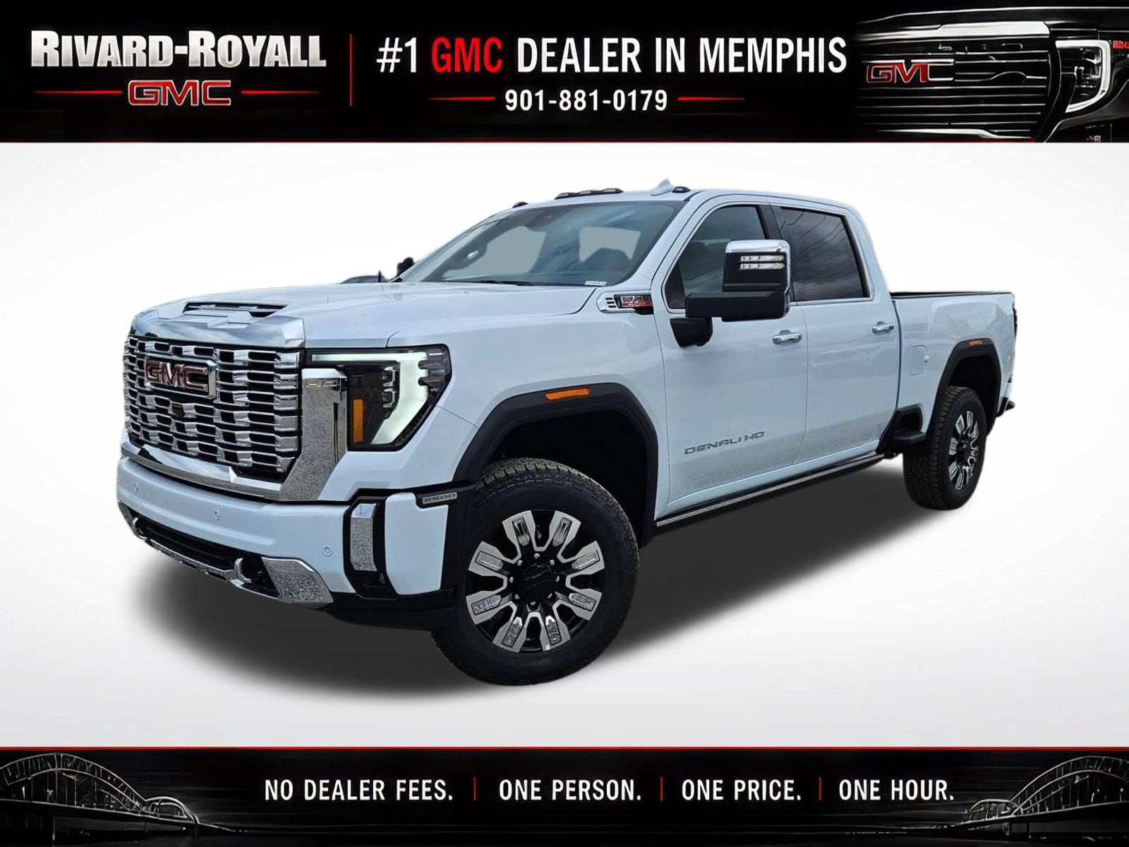 Glacier White Tricoat 2026 GMC Sierra 2500HD Pickup Truck Four-Wheel Drive Automatic