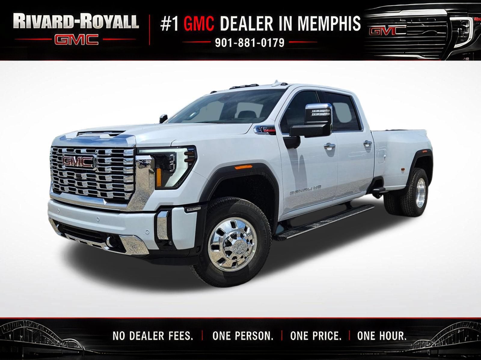 Glacier White Tricoat 2026 GMC Sierra 3500HD Pickup Truck Four-Wheel Drive Automatic