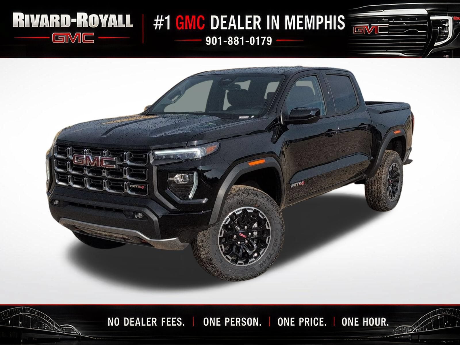 Onyx Black 2026 GMC Canyon Pickup Truck Four-Wheel Drive Automatic