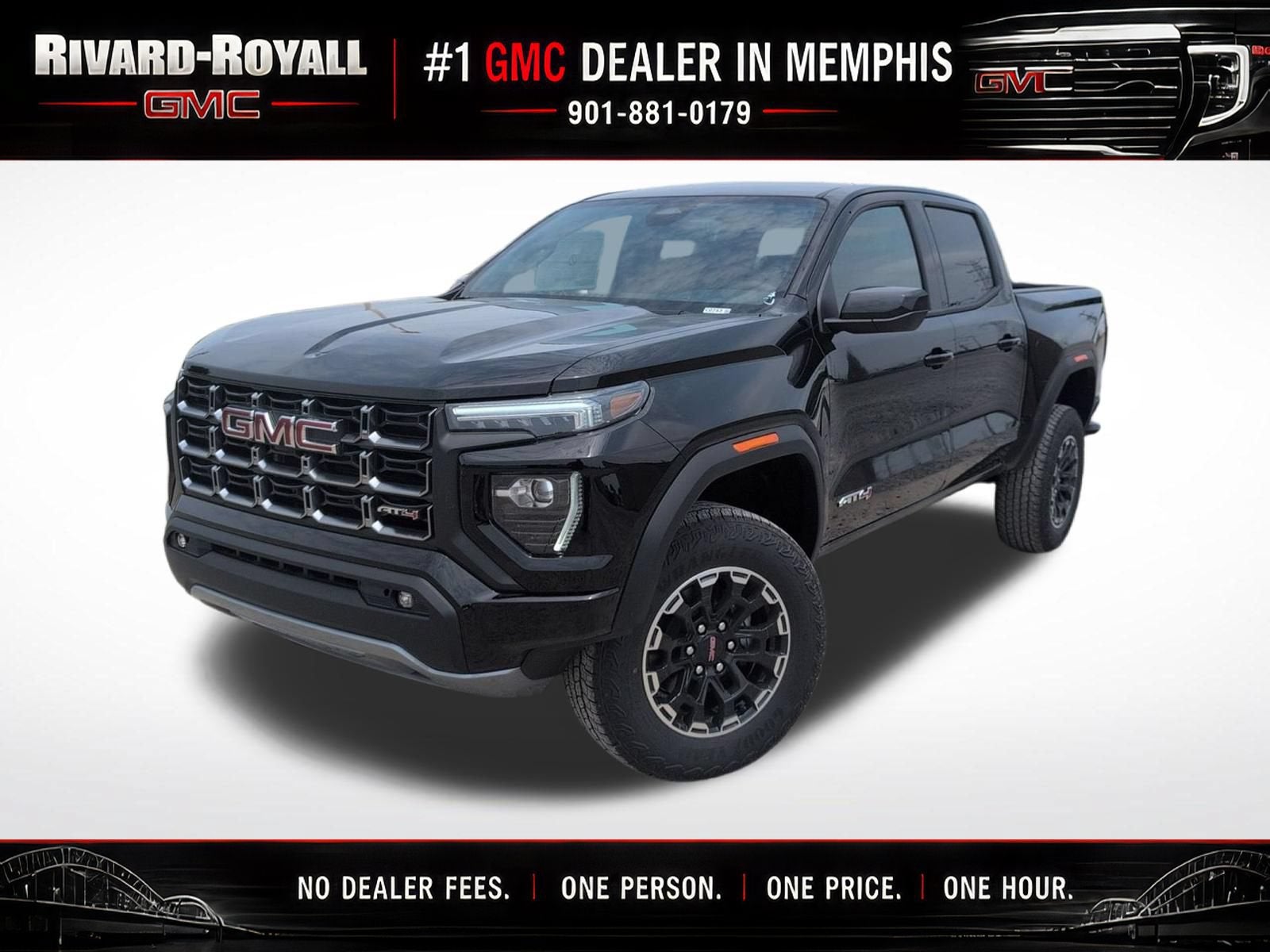 Onyx Black 2026 GMC Canyon Pickup Truck Four-Wheel Drive Automatic