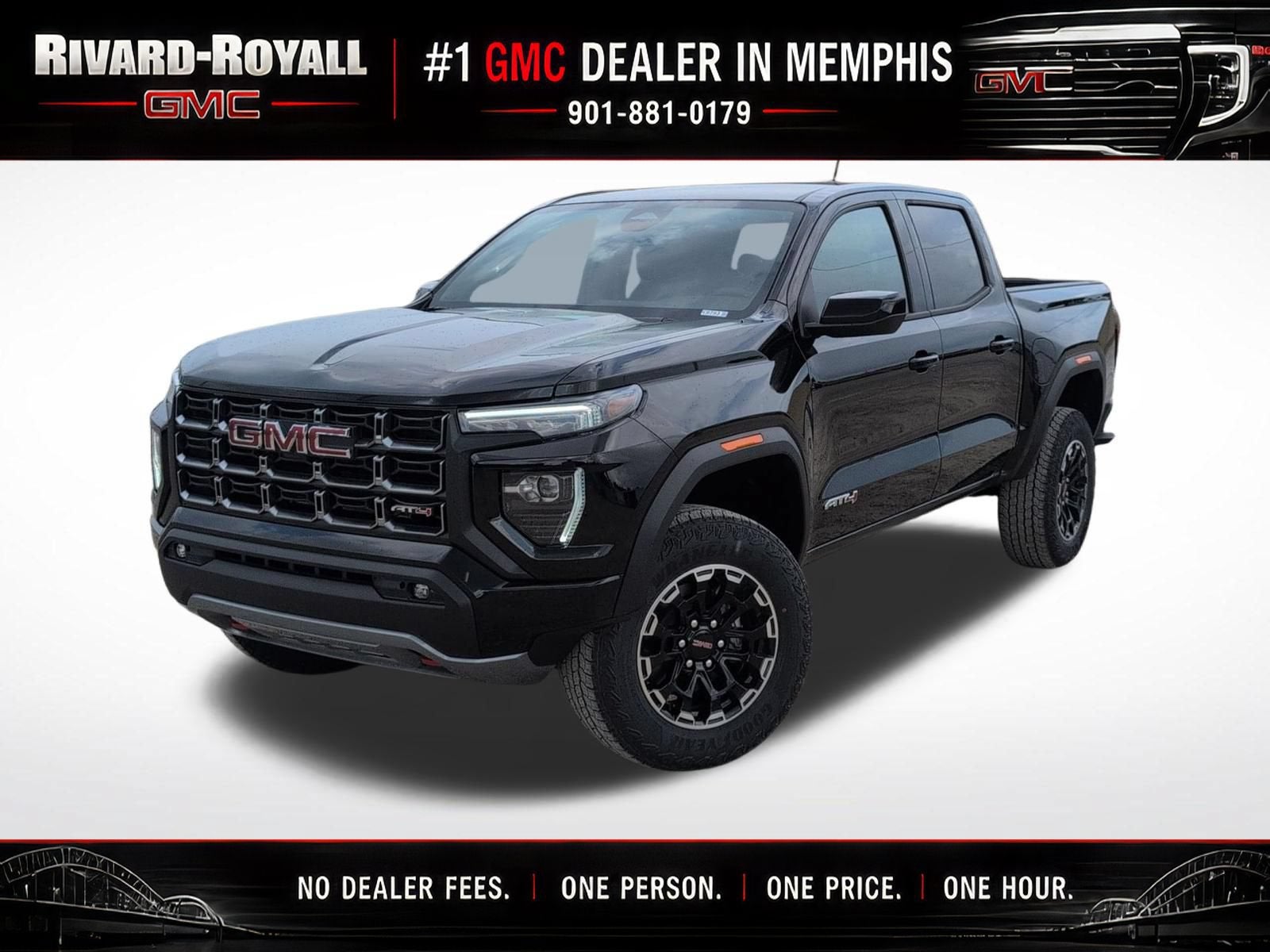 Onyx Black 2026 GMC Canyon Pickup Truck Four-Wheel Drive Automatic