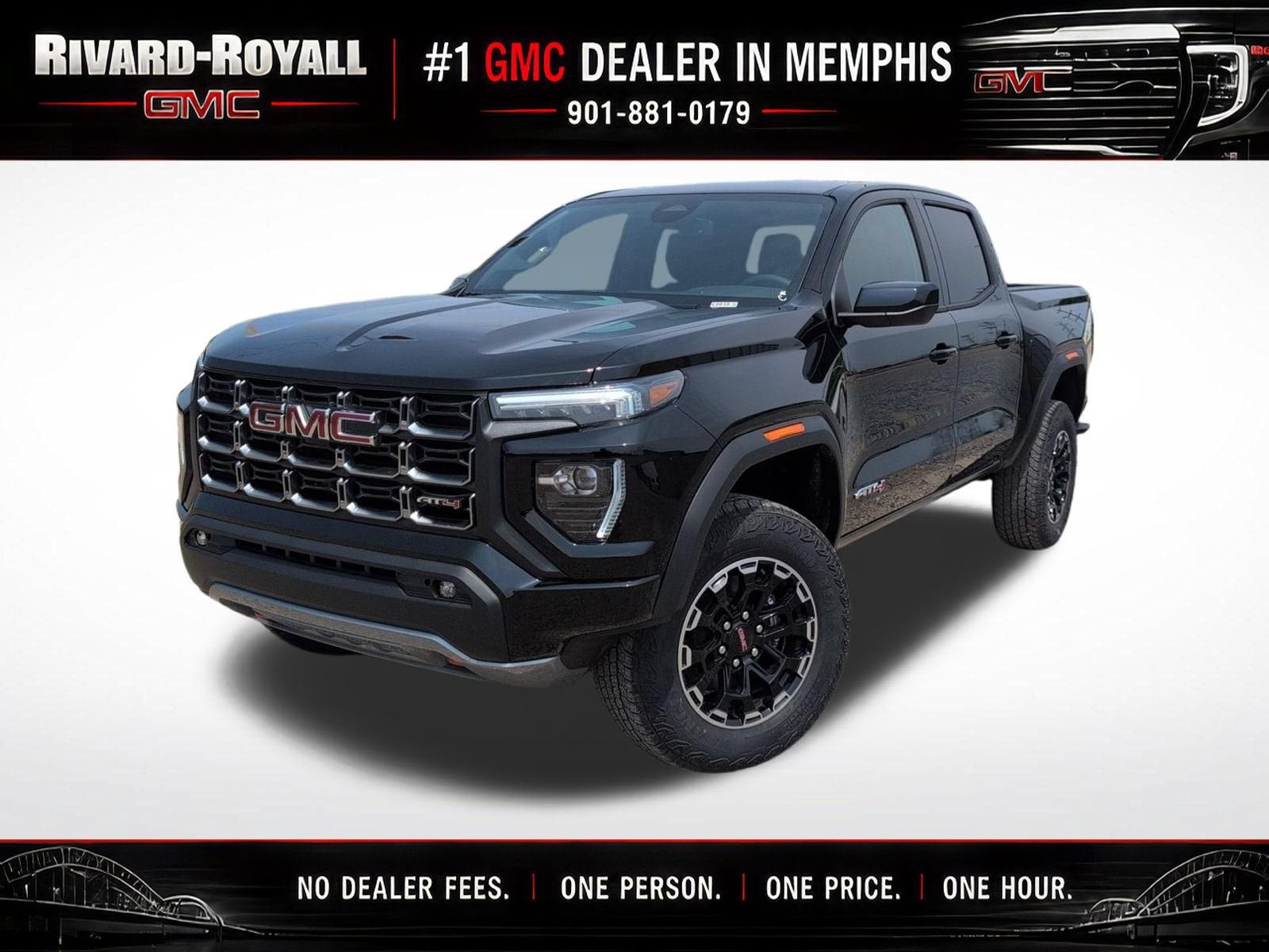 Onyx Black 2026 GMC Canyon Pickup Truck Four-Wheel Drive Automatic