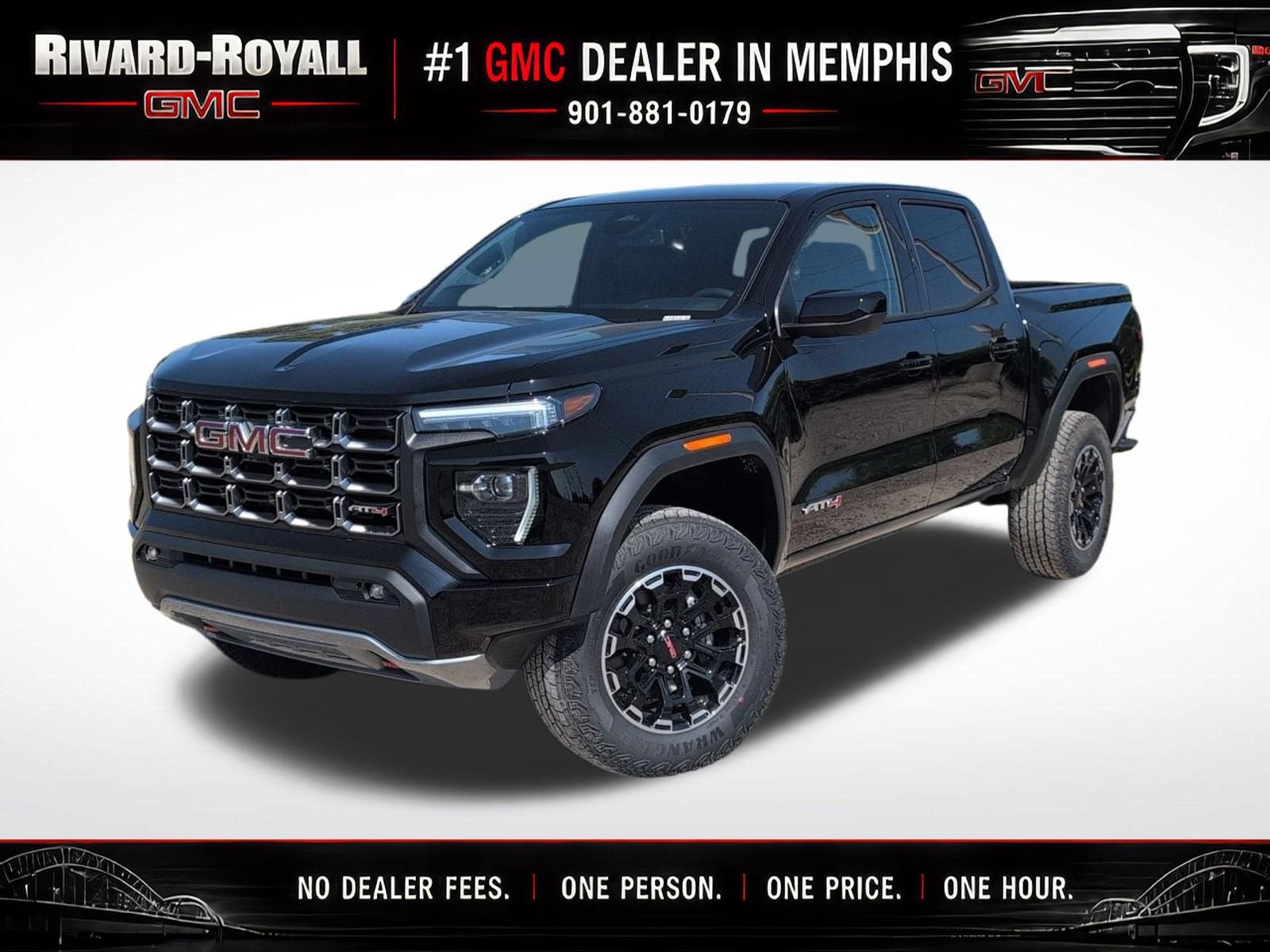 Onyx Black 2026 GMC Canyon Pickup Truck Four-Wheel Drive Automatic