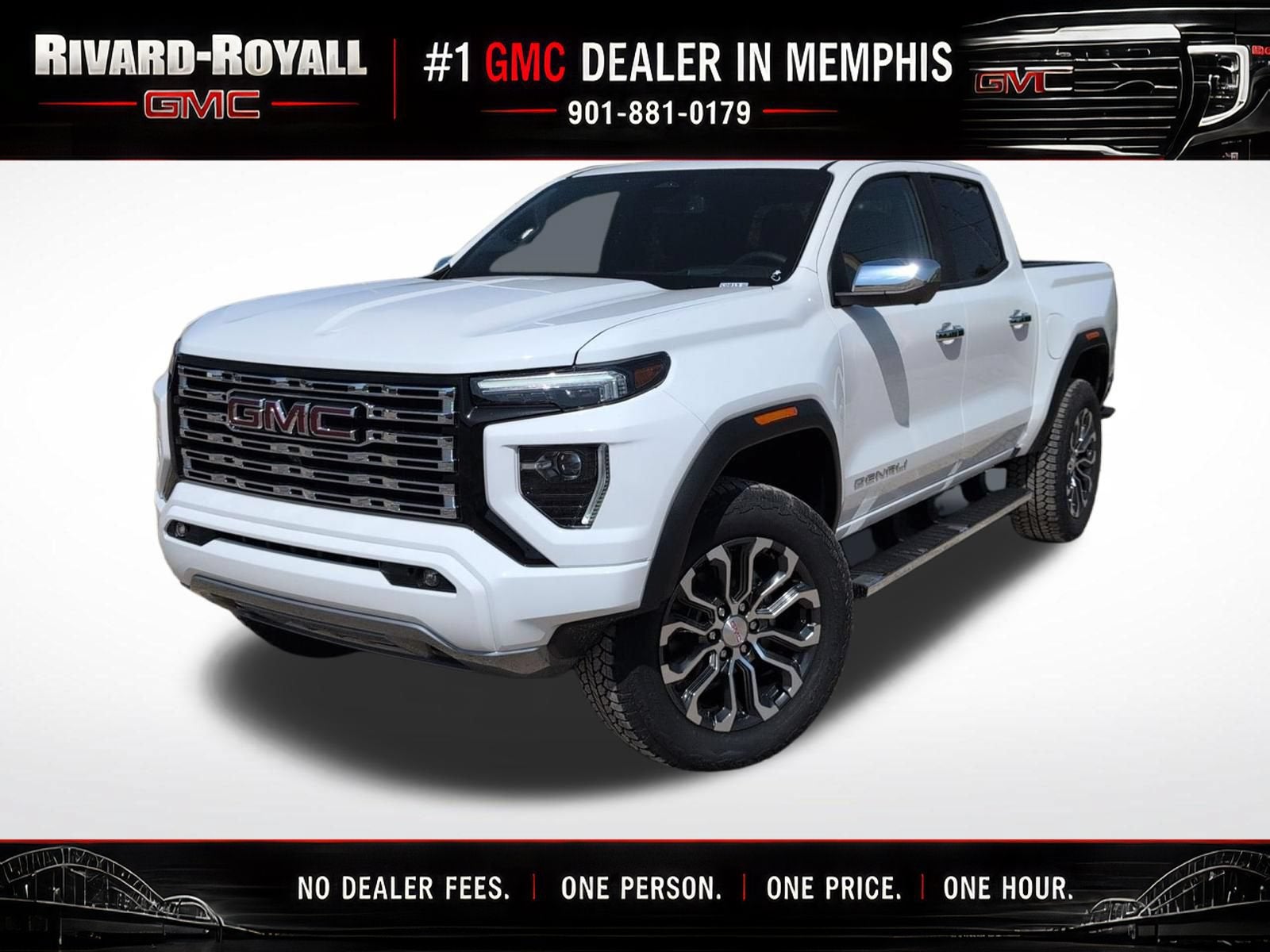 Summit White 2026 GMC Canyon Pickup Truck Four-Wheel Drive Automatic
