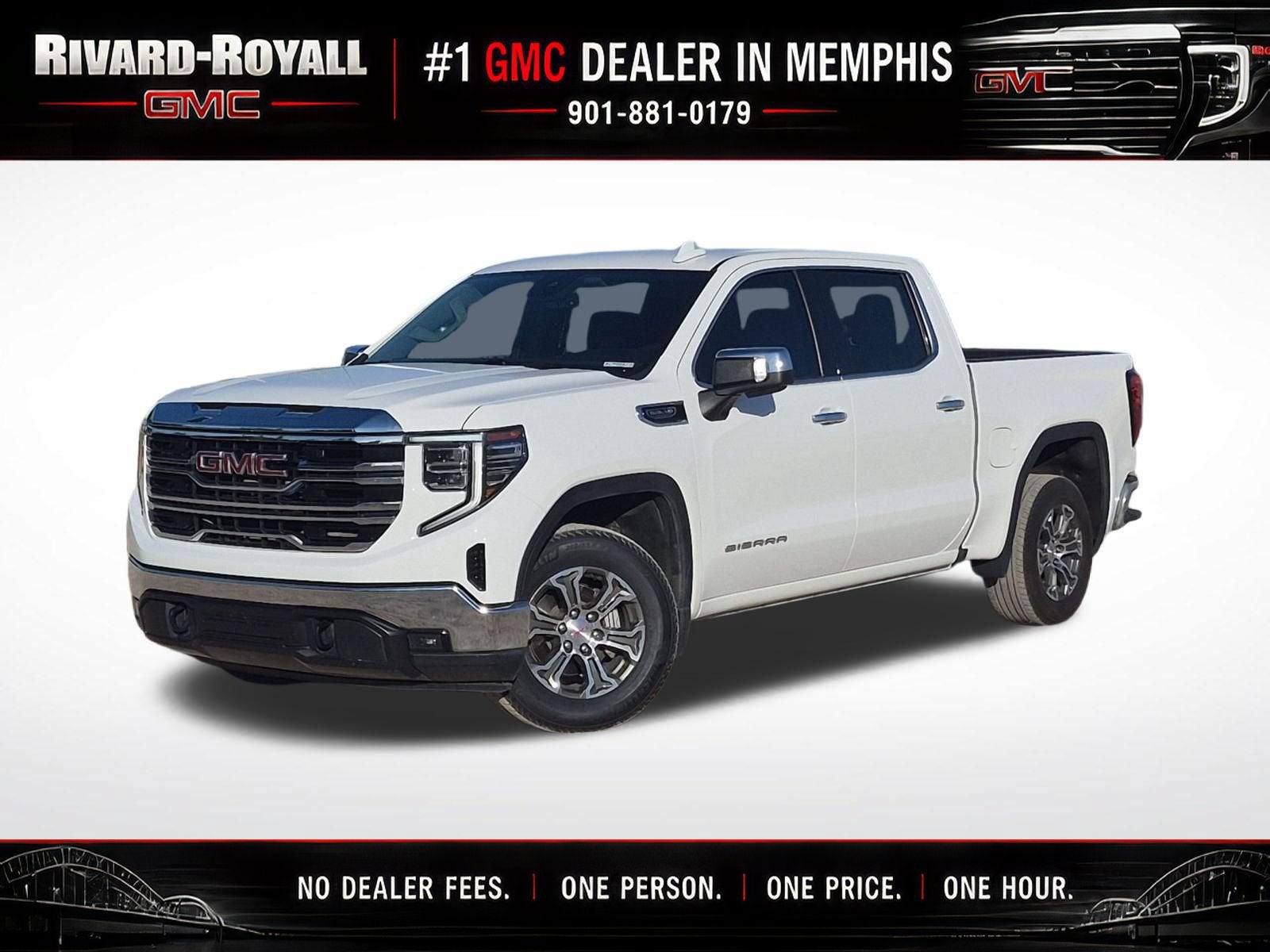Summit White 2025 GMC Sierra 1500 Pickup Truck 4X2 Automatic