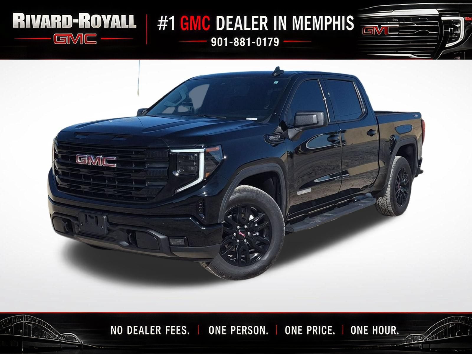 Onyx Black 2022 GMC Sierra 1500 Pickup Truck Four-Wheel Drive Automatic