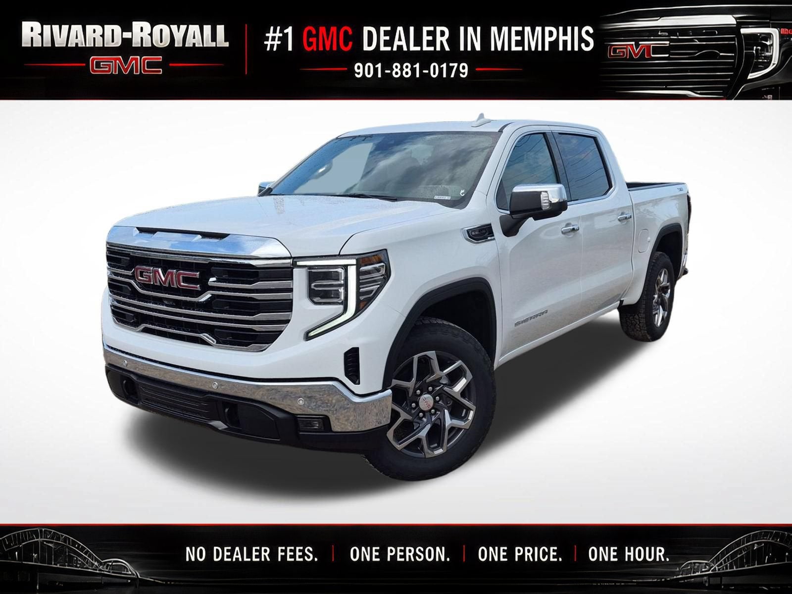 Summit White 2026 GMC Sierra 1500 Pickup Truck Four-Wheel Drive Automatic