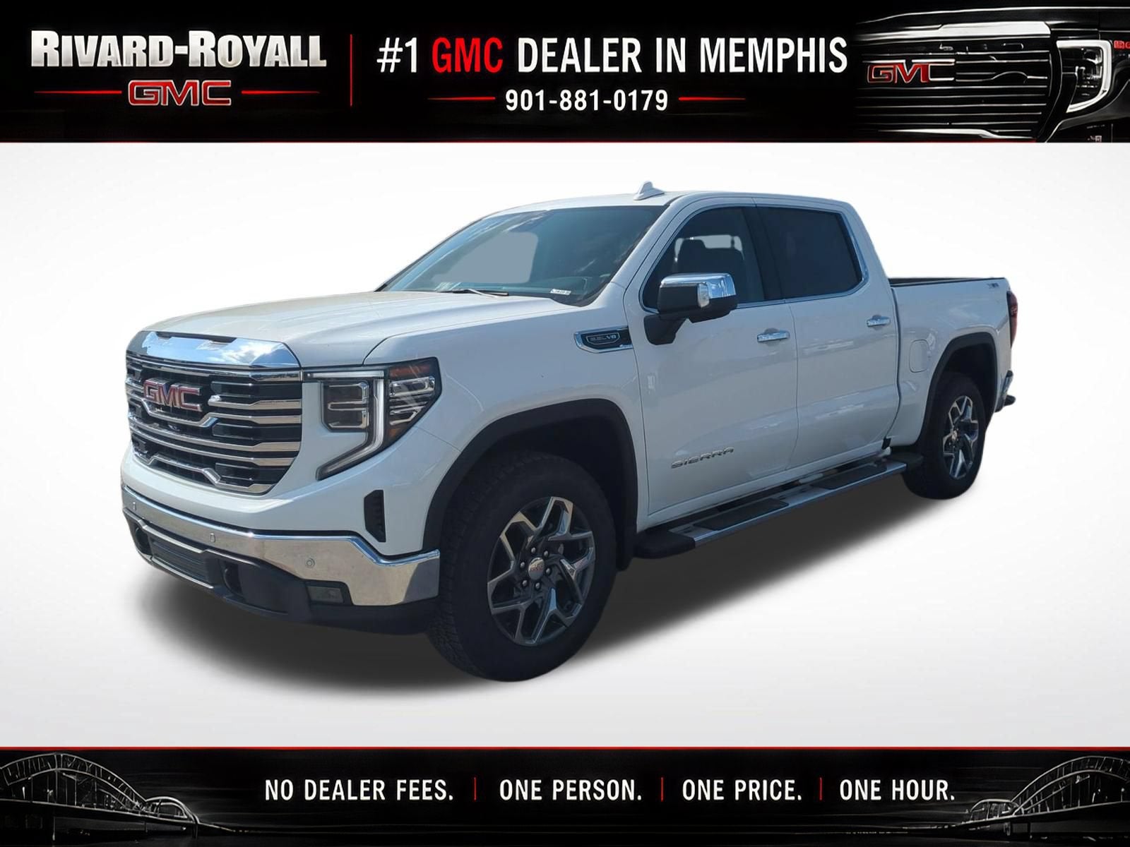 Summit White 2026 GMC Sierra 1500 Pickup Truck Four-Wheel Drive Automatic