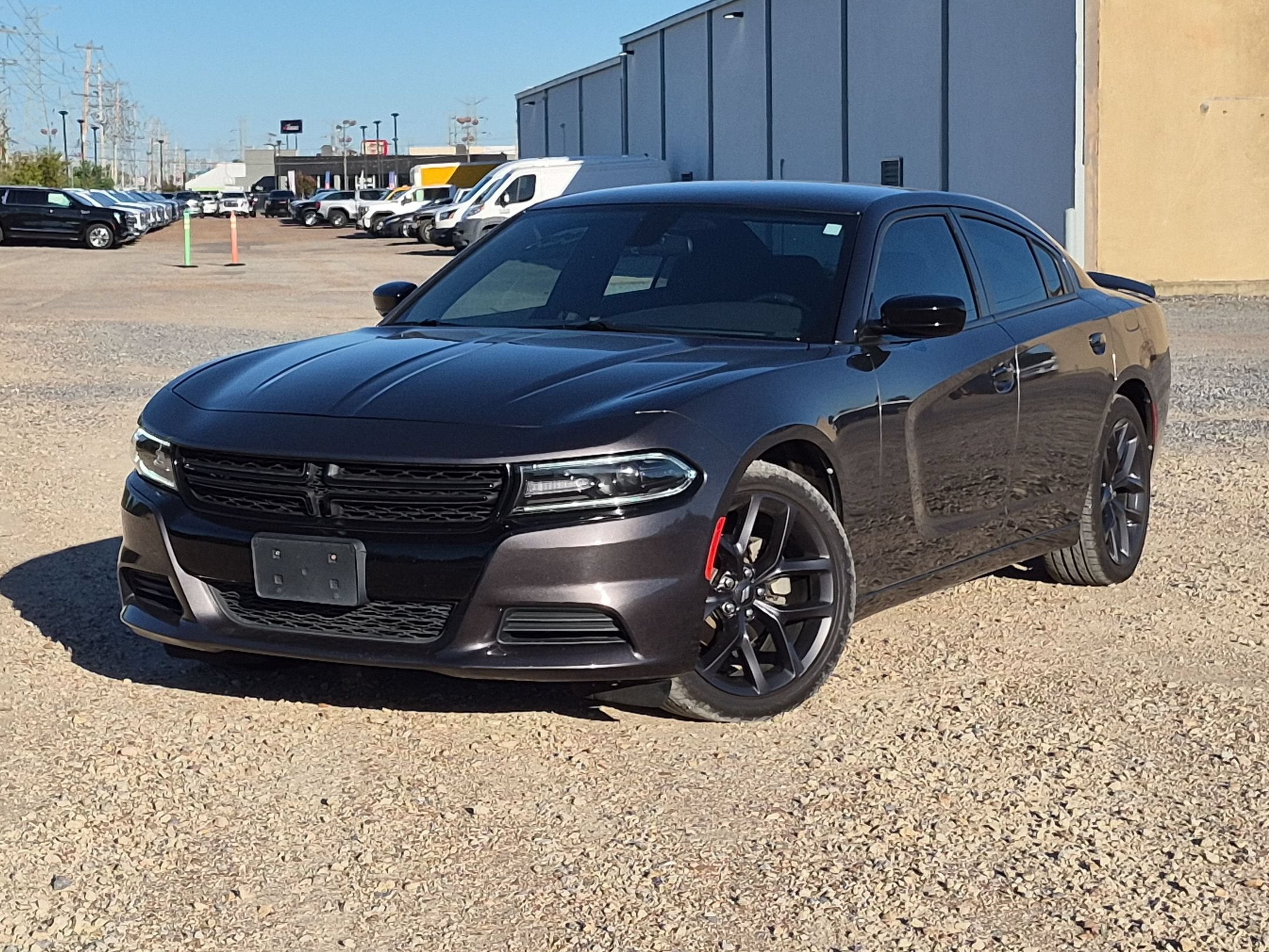 Gray 2021 Dodge Charger Sedan Rear-Wheel Drive 