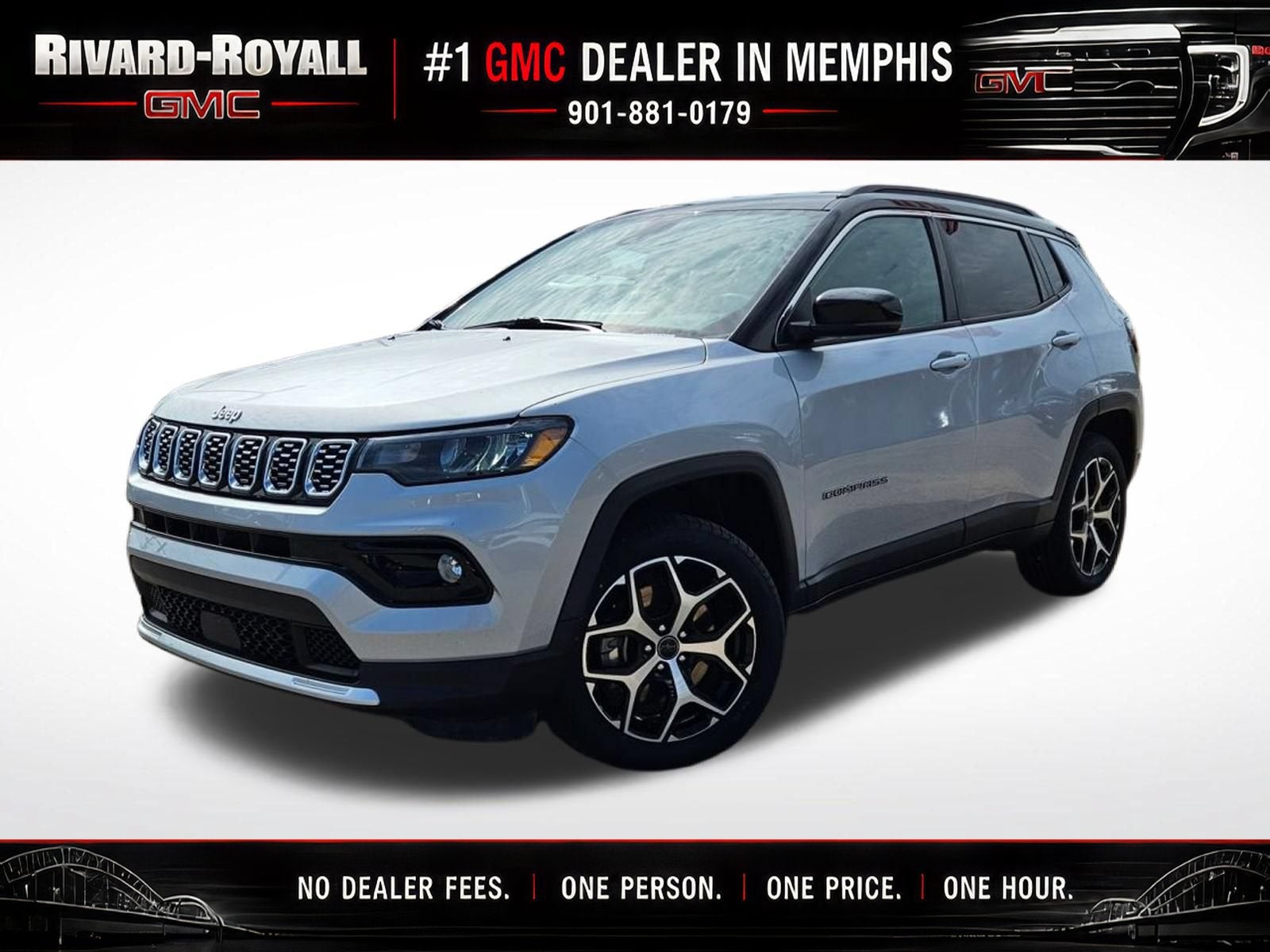Silver 2025 Jeep Compass SUV / Crossover Four-Wheel Drive 