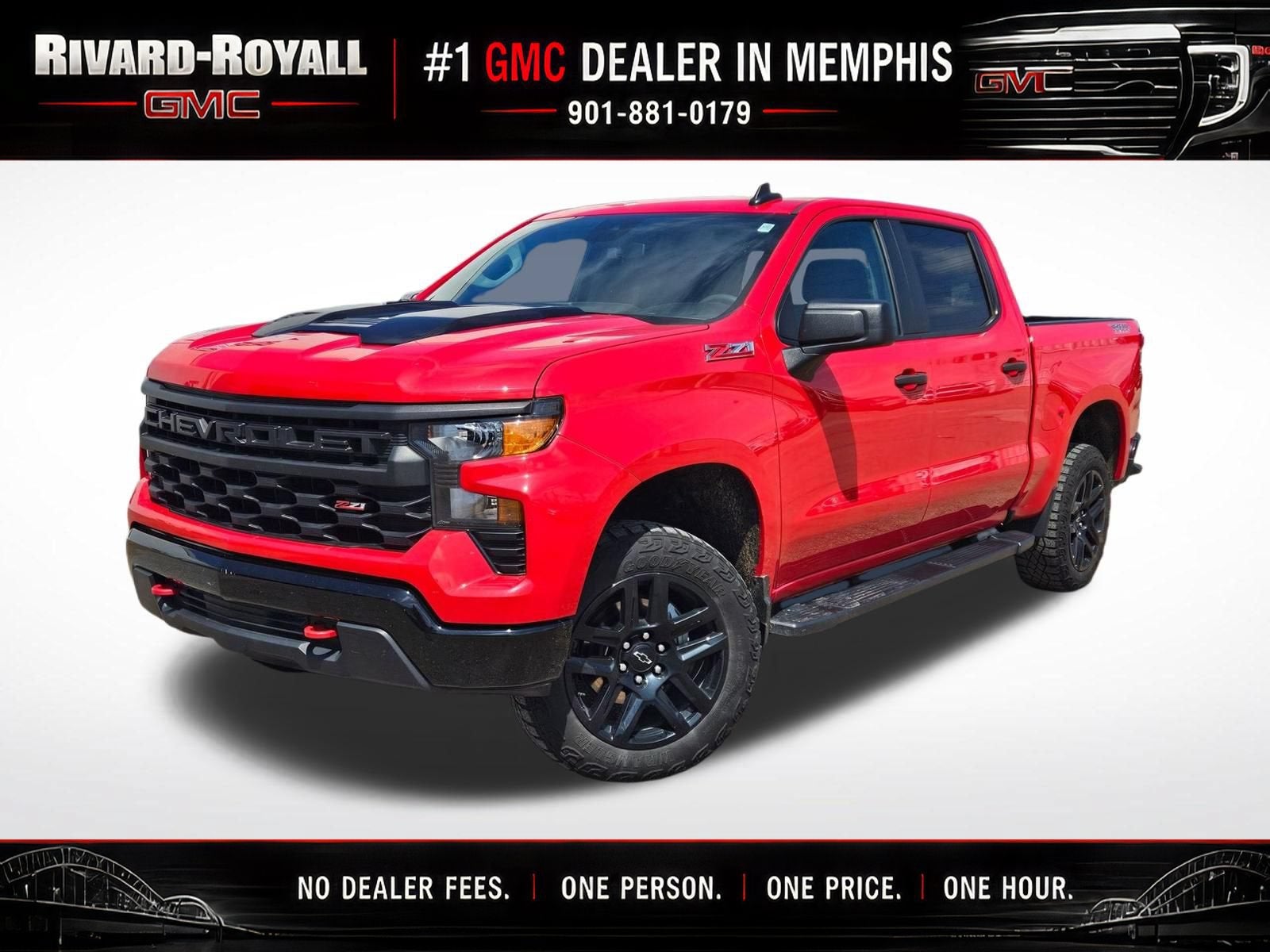 Red Hot 2024 Chevrolet Silverado 1500 Pickup Truck Four-Wheel Drive Automatic