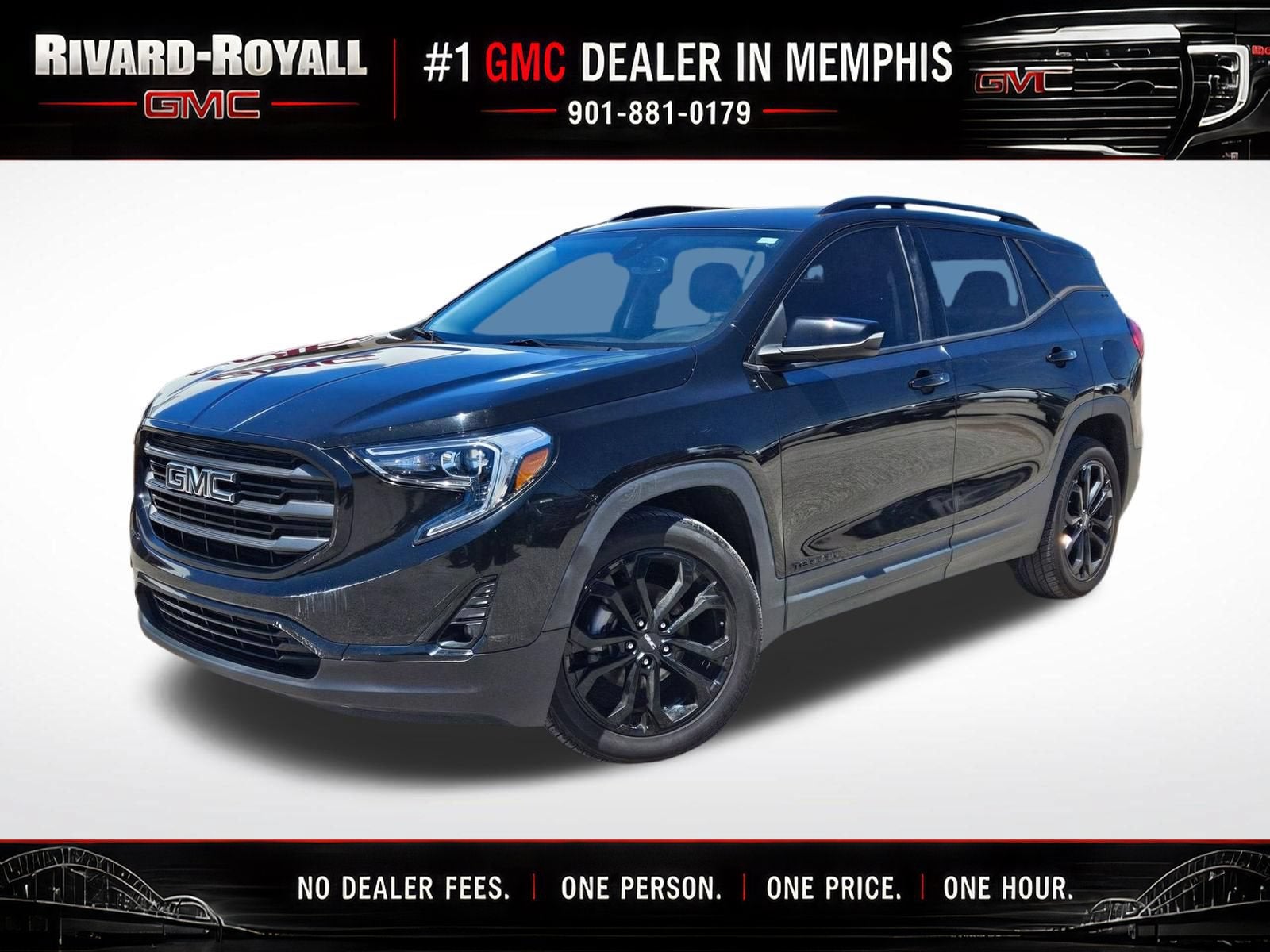 Black (Ebony Twilight Metallic) 2021 GMC Terrain SUV / Crossover Front-Wheel Drive Automatic