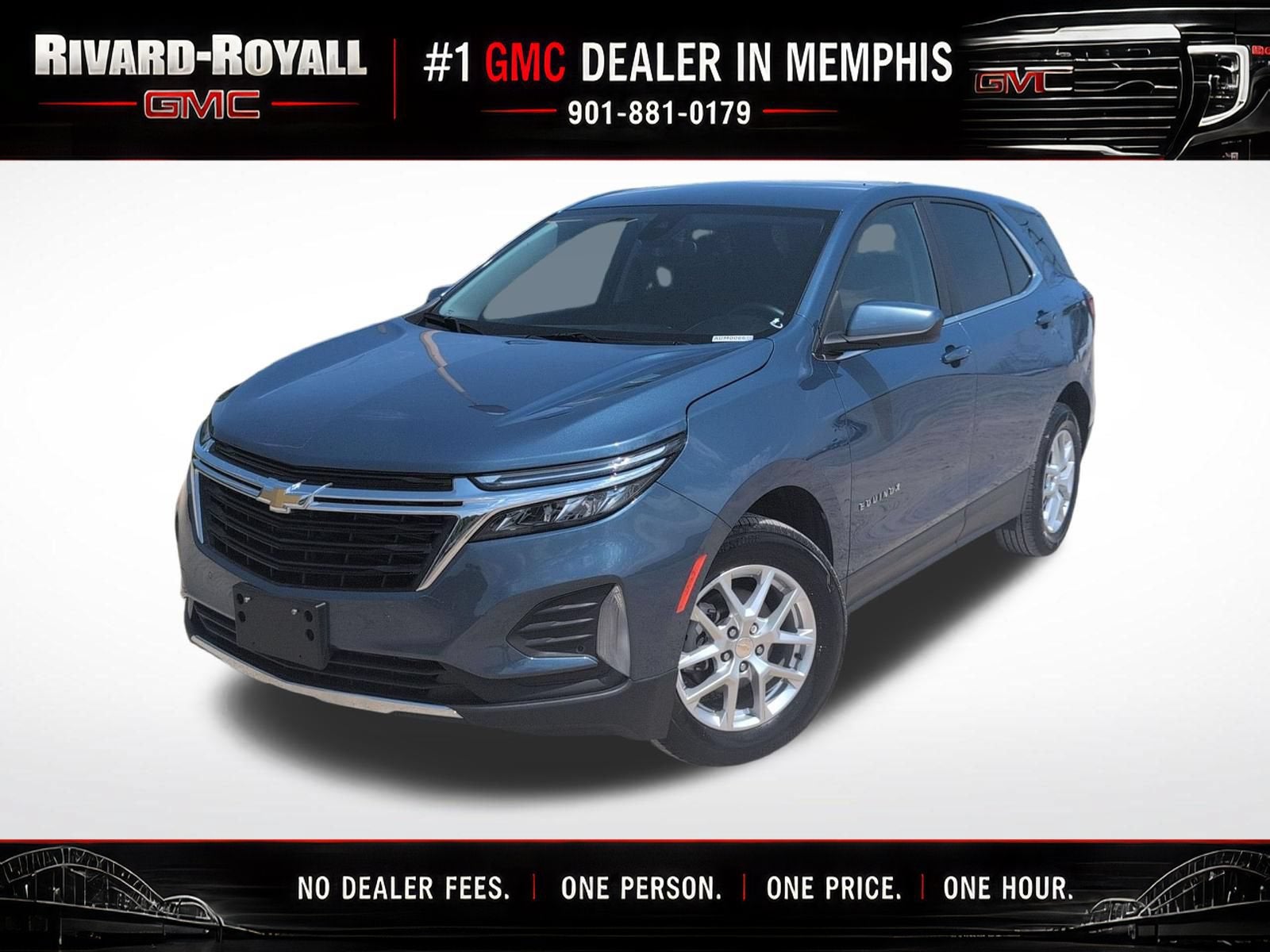 Lakeshore Blue Metallic 2024 Chevrolet Equinox SUV / Crossover Four-Wheel Drive Automatic