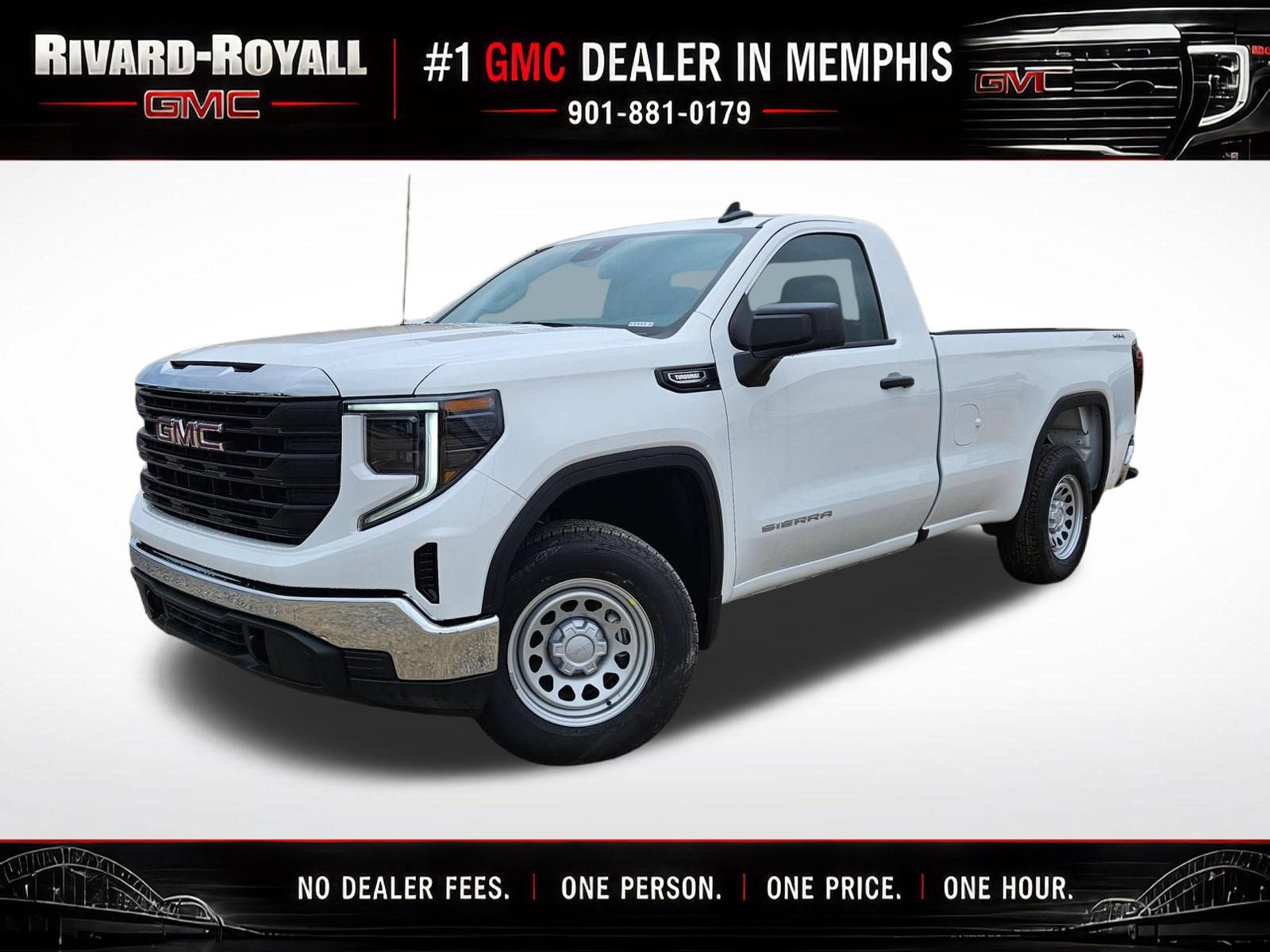 Summit White 2026 GMC Sierra 1500 Pickup Truck Four-Wheel Drive Automatic
