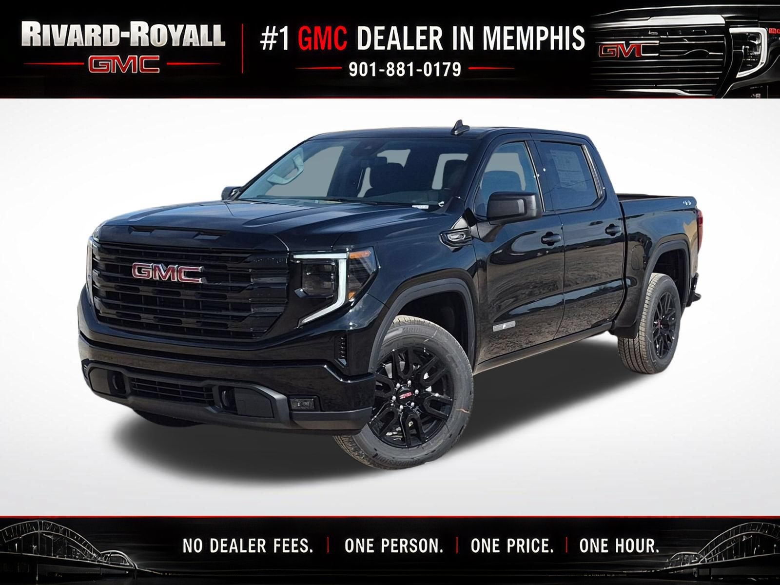 Onyx Black 2026 GMC Sierra 1500 Pickup Truck Four-Wheel Drive Automatic