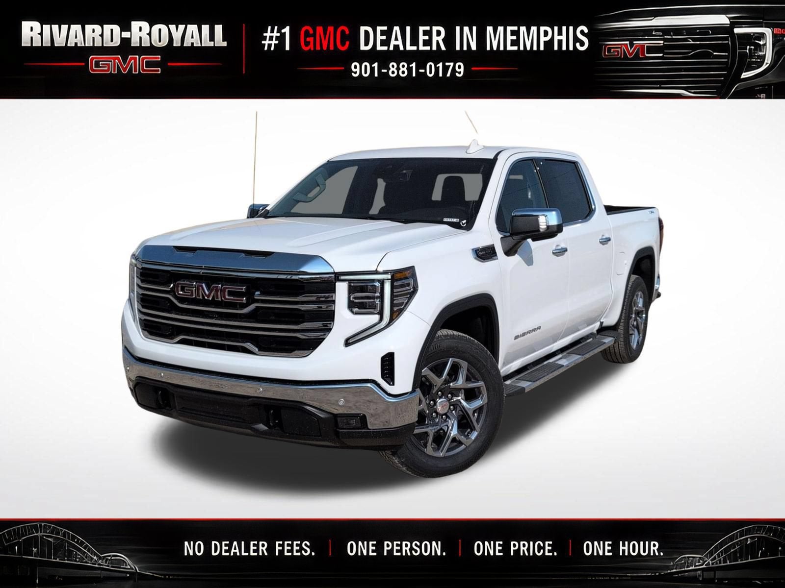Summit White 2026 GMC Sierra 1500 Pickup Truck Four-Wheel Drive Automatic