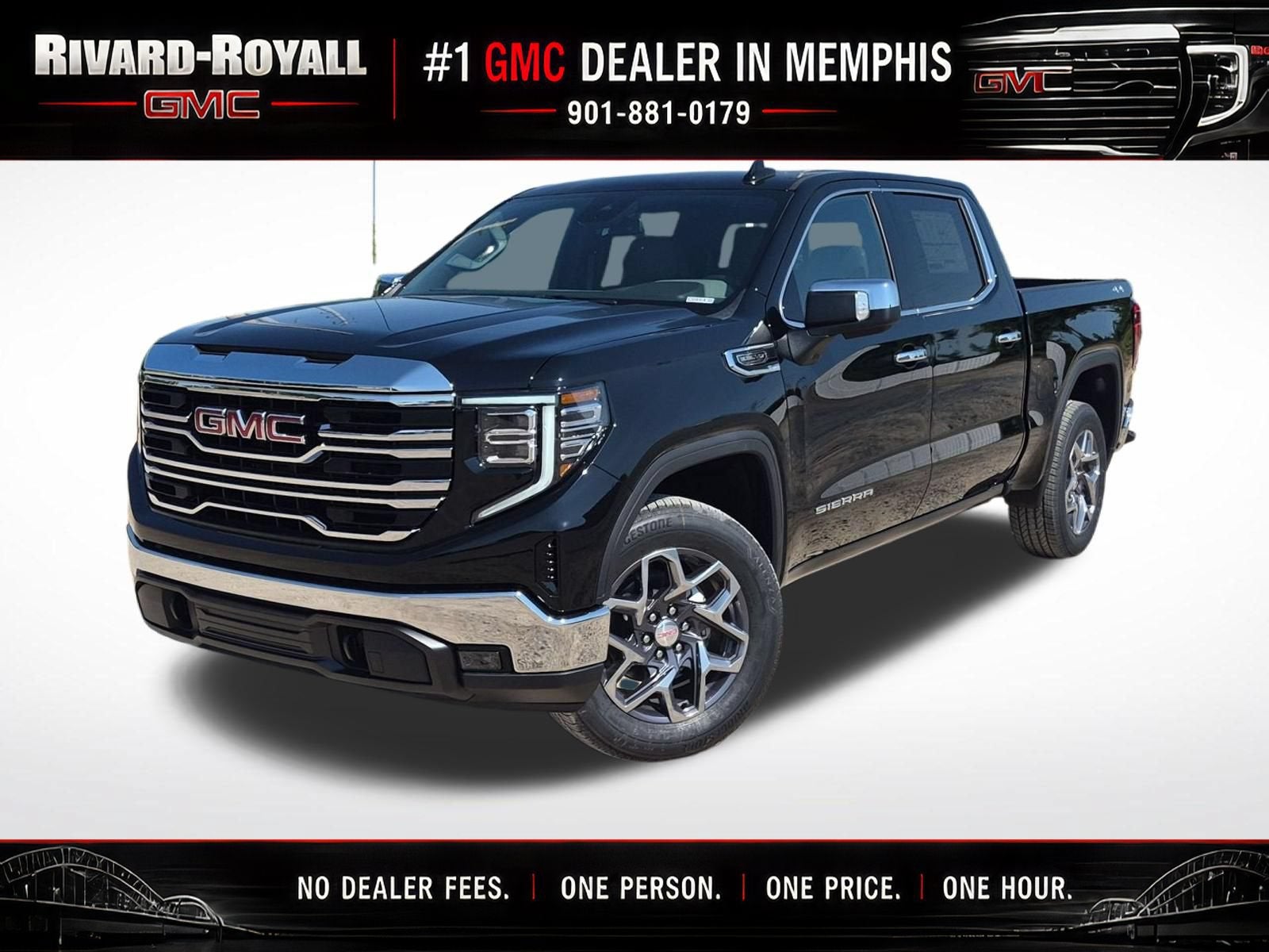 Onyx Black 2026 GMC Sierra 1500 Pickup Truck Four-Wheel Drive Automatic