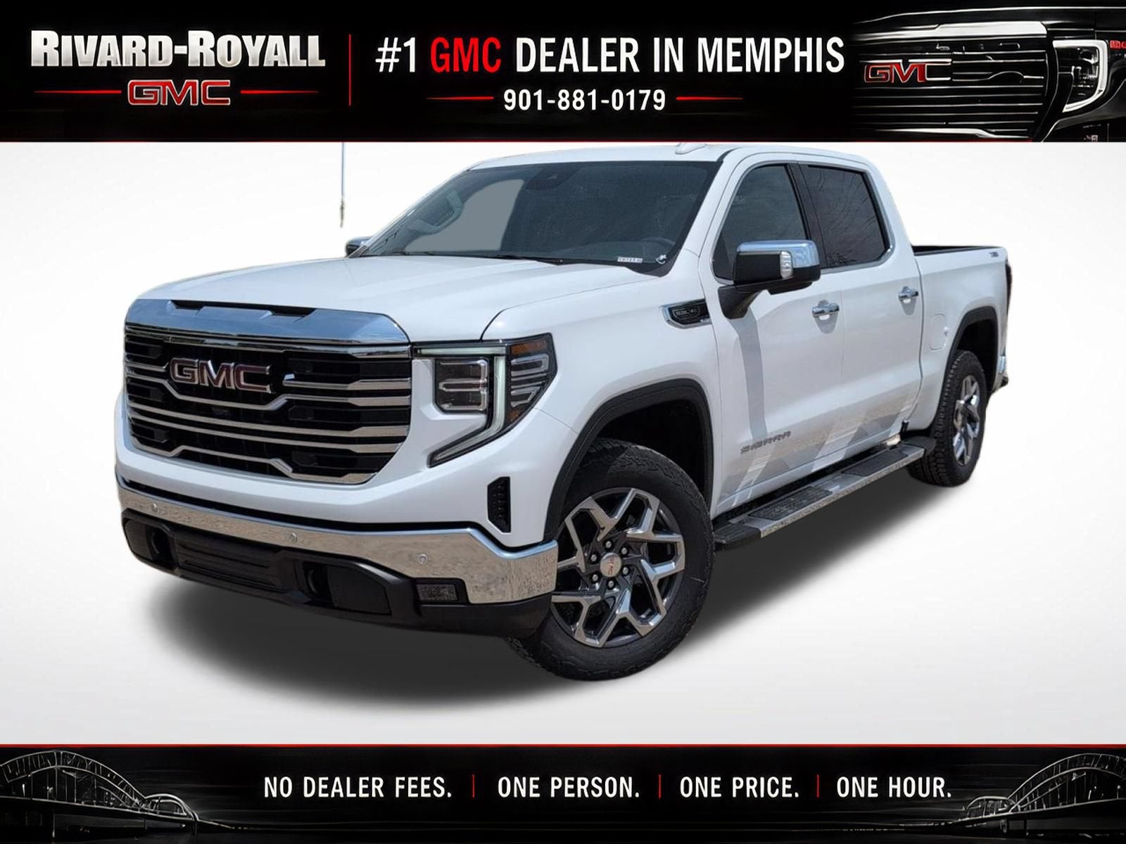 Summit White 2026 GMC Sierra 1500 Pickup Truck Four-Wheel Drive Automatic