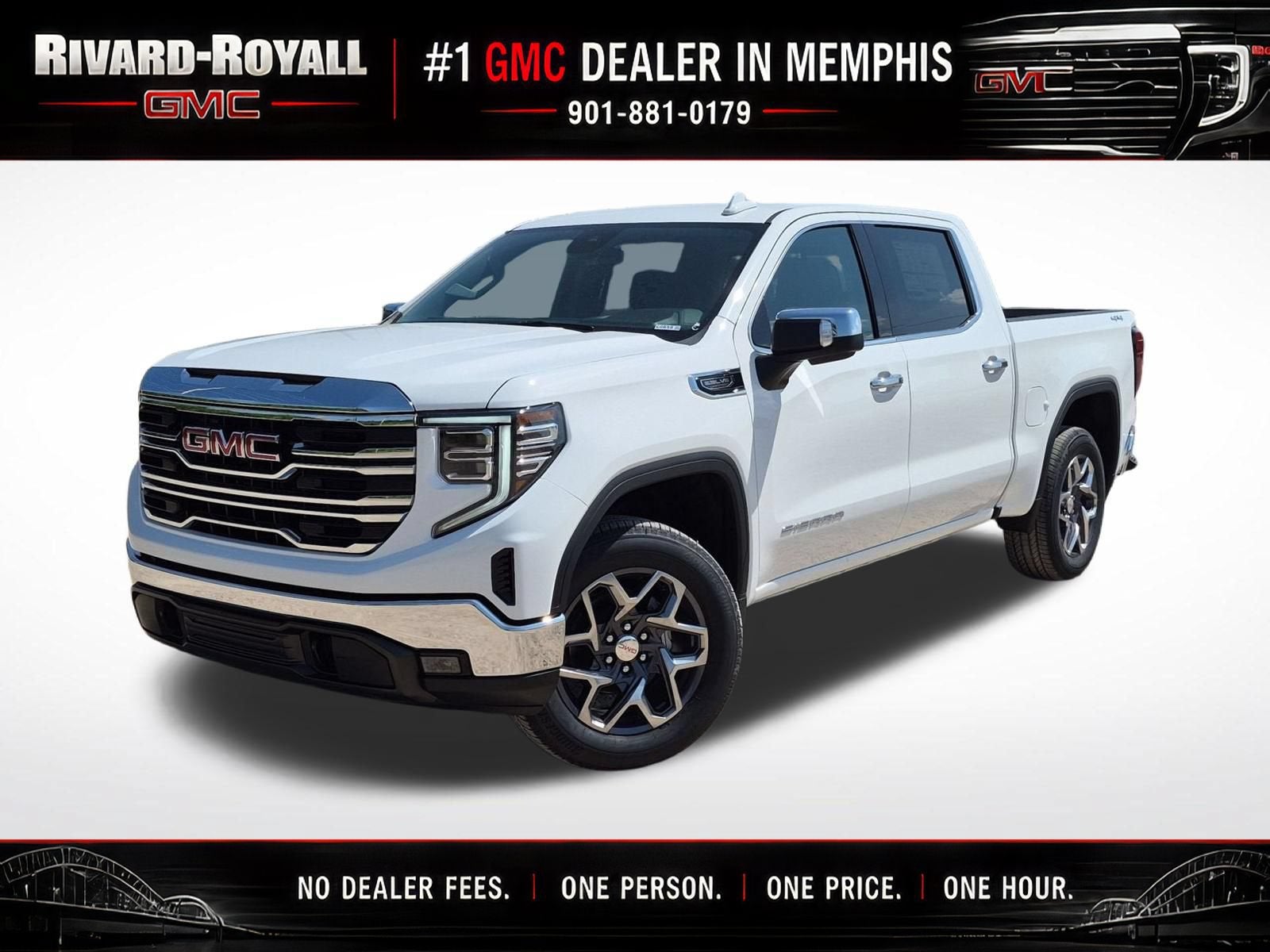 Summit White 2026 GMC Sierra 1500 Pickup Truck Four-Wheel Drive Automatic