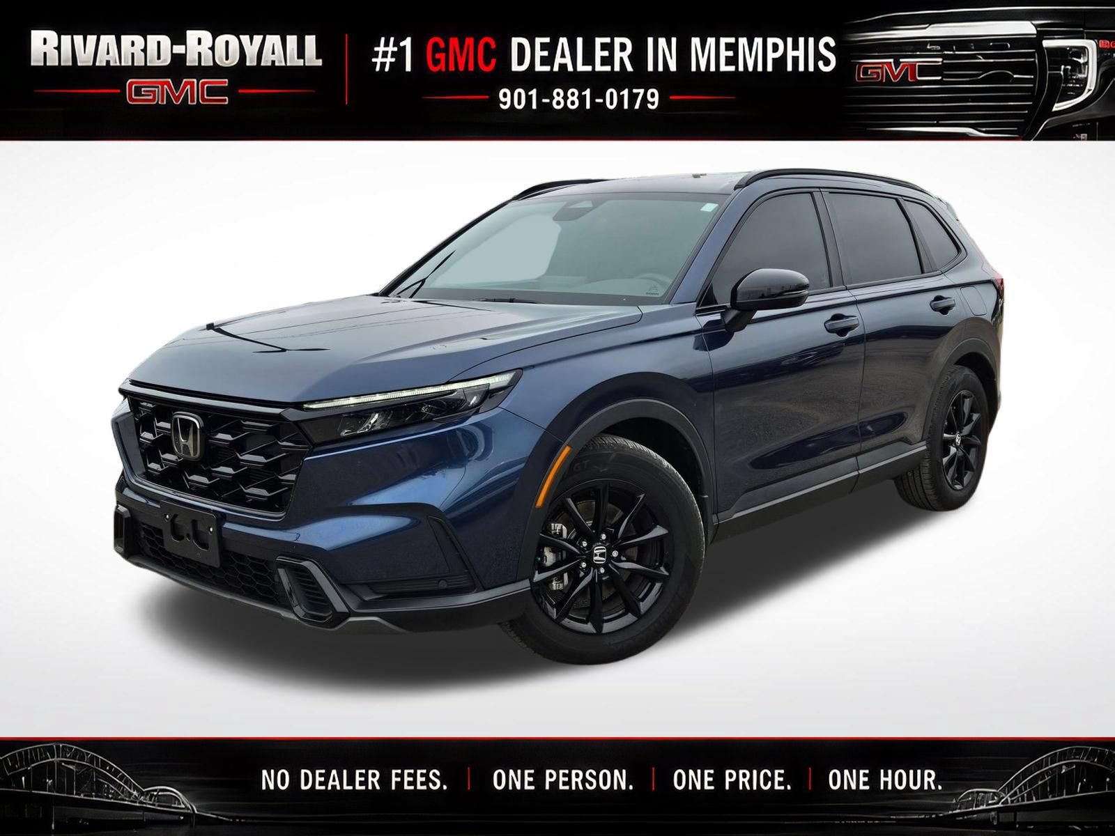 Blue 2026 Honda CR-V Hybrid SUV / Crossover Front-Wheel Drive Continuously Variable Transmission