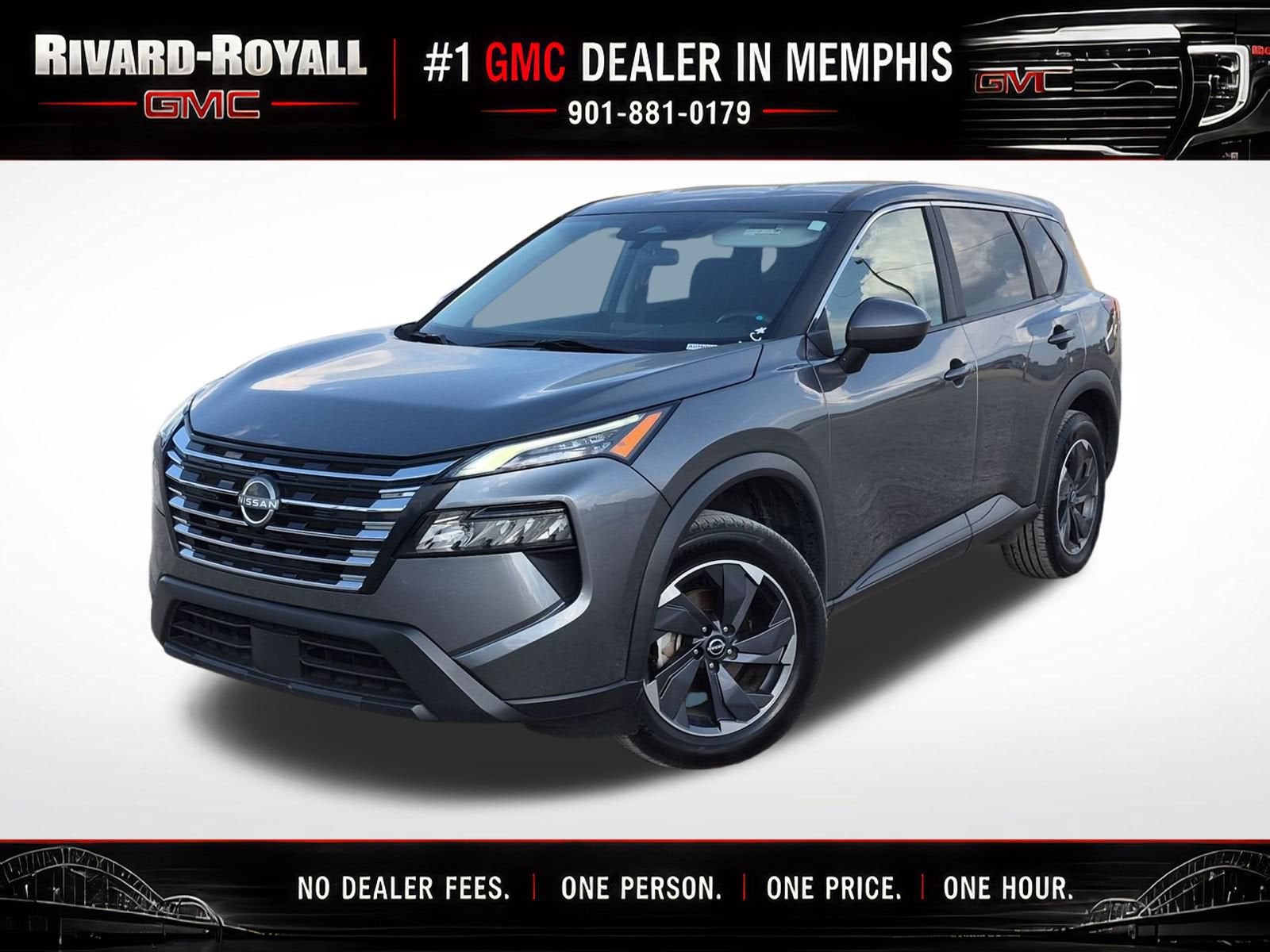 Gray (Gun Metallic) 2024 Nissan Rogue SUV / Crossover Front-Wheel Drive 