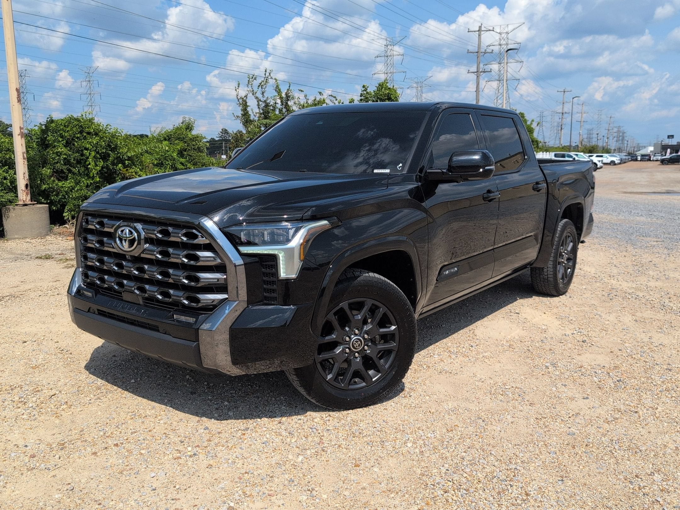 Black 2023 Toyota Tundra Pickup Truck Four-Wheel Drive 