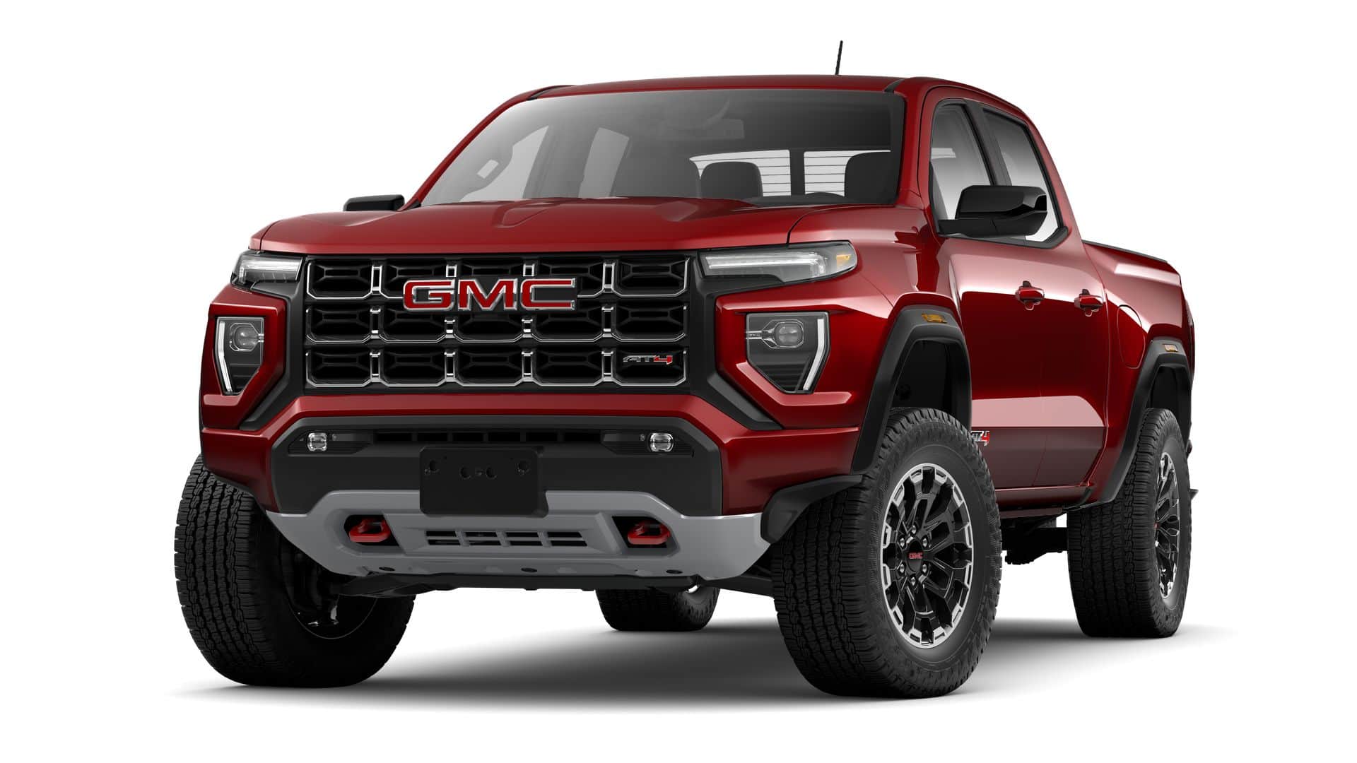 Volcanic Red Tintcoat 2026 GMC Canyon Pickup Truck Four-Wheel Drive Automatic