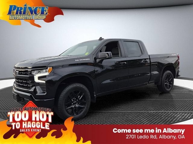 Black 2026 Chevrolet Silverado 1500 Pickup Truck Four-Wheel Drive Automatic