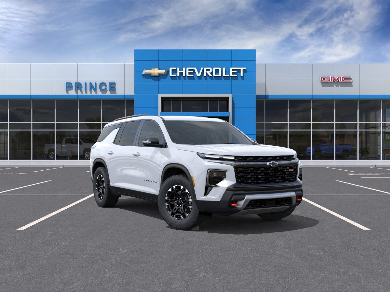 Polar White Tricoat 2027 Chevrolet Traverse SUV / Crossover Four-Wheel Drive Automatic