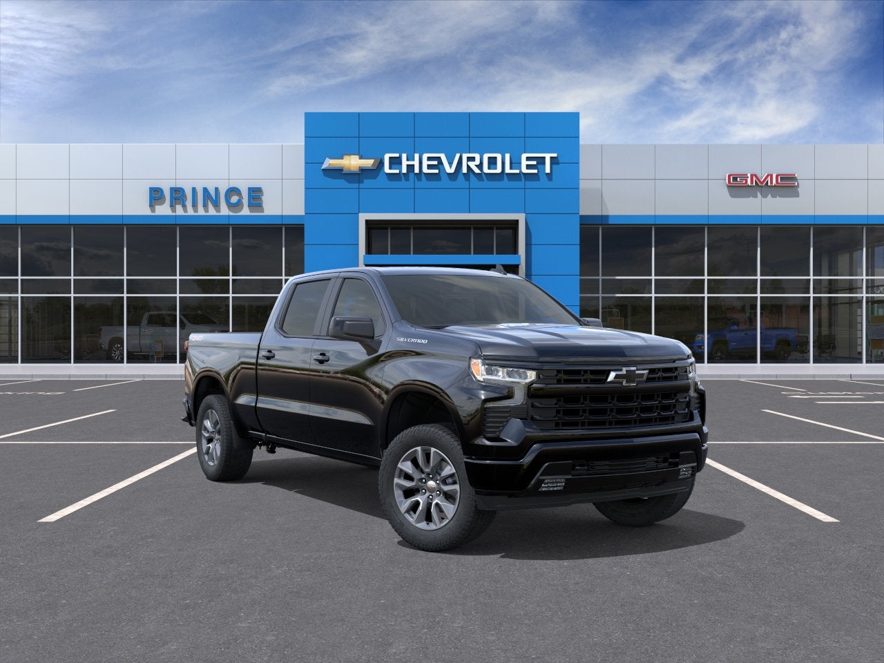 Black 2026 Chevrolet Silverado 1500 Pickup Truck Four-Wheel Drive Automatic