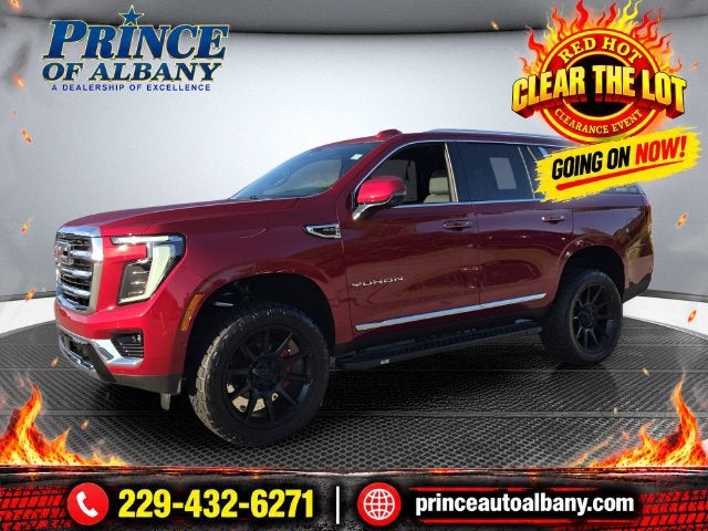 Volcanic Red Tintcoat 2026 GMC Yukon SUV / Crossover Four-Wheel Drive Automatic