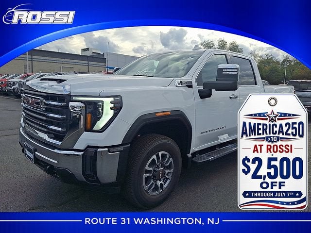 Summit White 2026 GMC Sierra 2500HD Pickup Truck Four-Wheel Drive Automatic