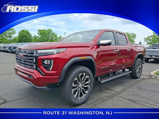 Volcanic Red Tintcoat 2026 GMC Canyon Denali Crew Cab 4WD Pickup Truck Four-Wheel Drive Automatic