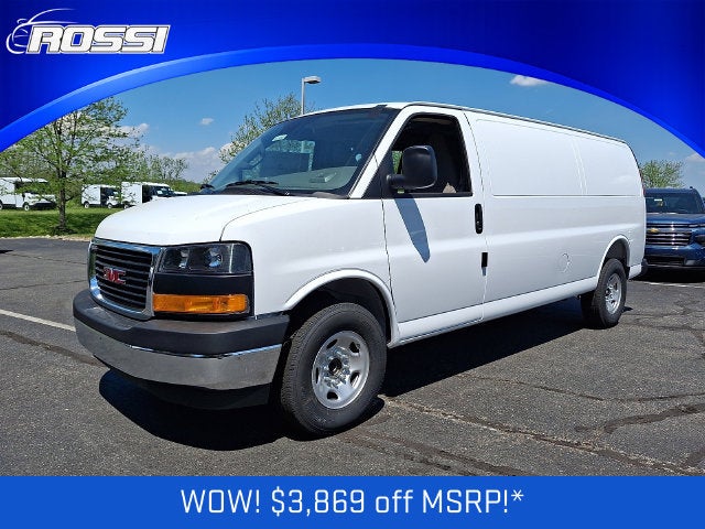 Summit White 2026 GMC Savana Cargo Van Rear-Wheel Drive Automatic