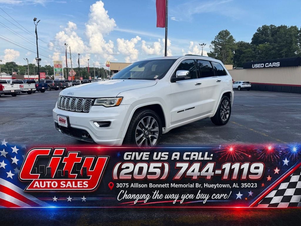 White (Ivory 3-Coat) 2018 Jeep Grand Cherokee SUV / Crossover Four-Wheel Drive 8-Speed Automatic