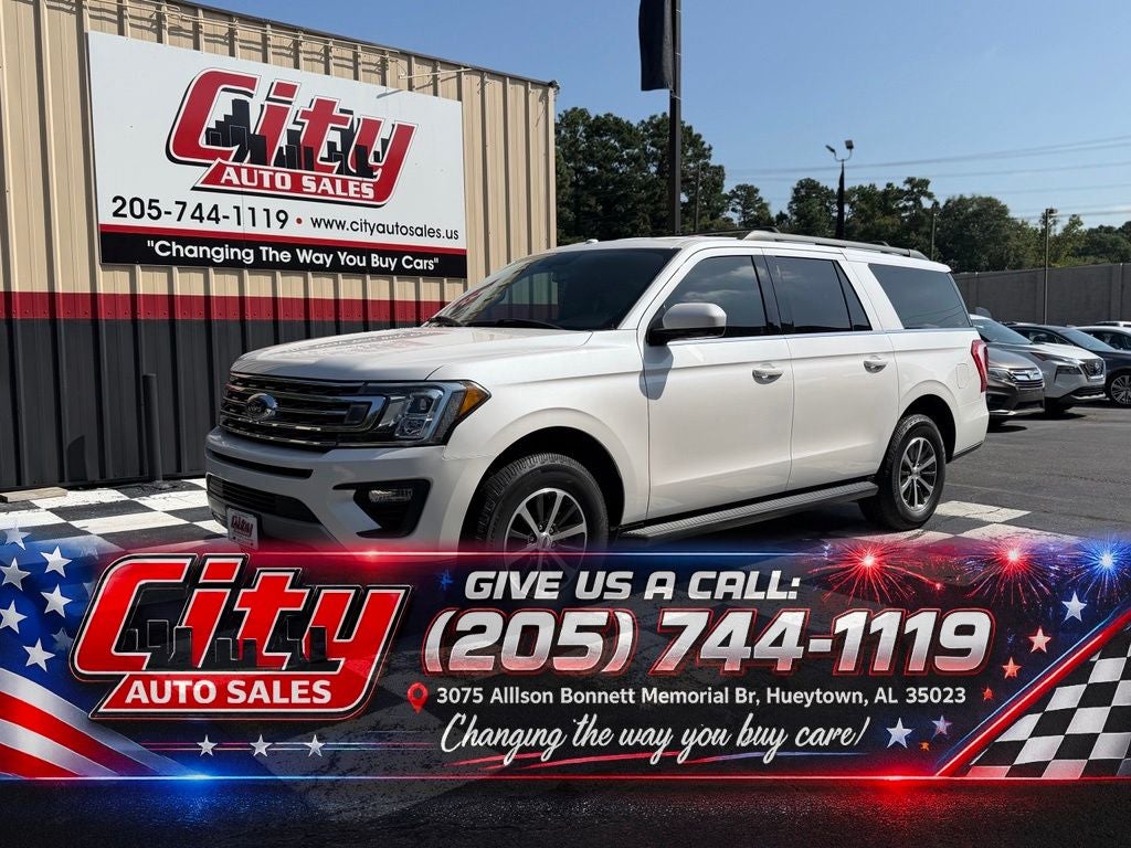 White Platinum Clearcoat Metallic 2019 Ford Expedition SUV / Crossover 4X2 Automatic