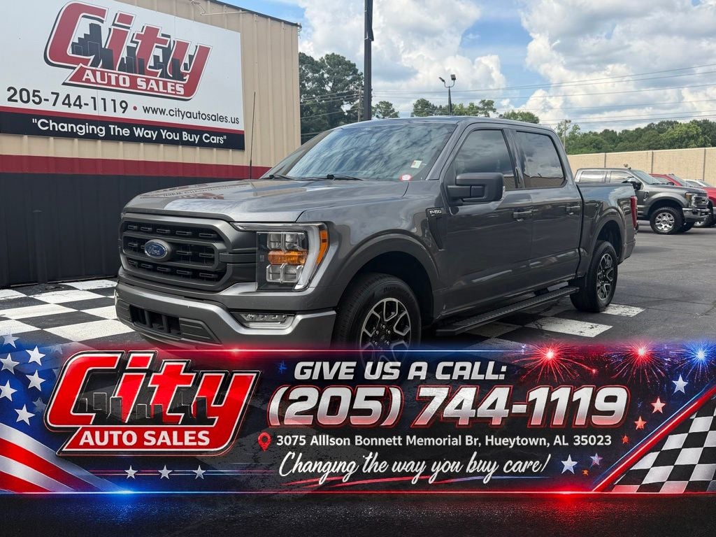 Gray Metallic 2022 Ford F-150 Pickup Truck 4X2 Automatic