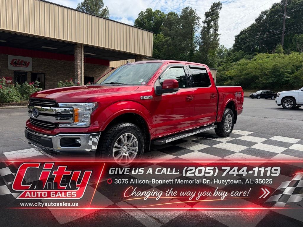 Red Metallic 2020 Ford F-150 Pickup Truck Four-Wheel Drive Automatic